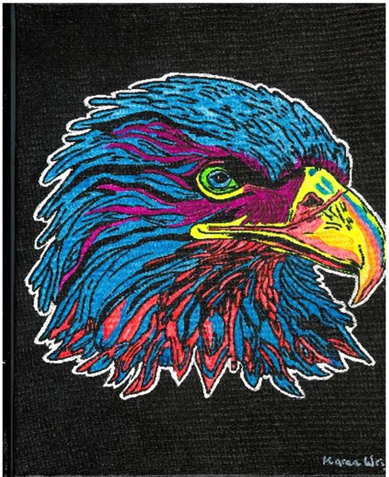 Karen Wright, Make my Day, 2025, acrylic on canvas.