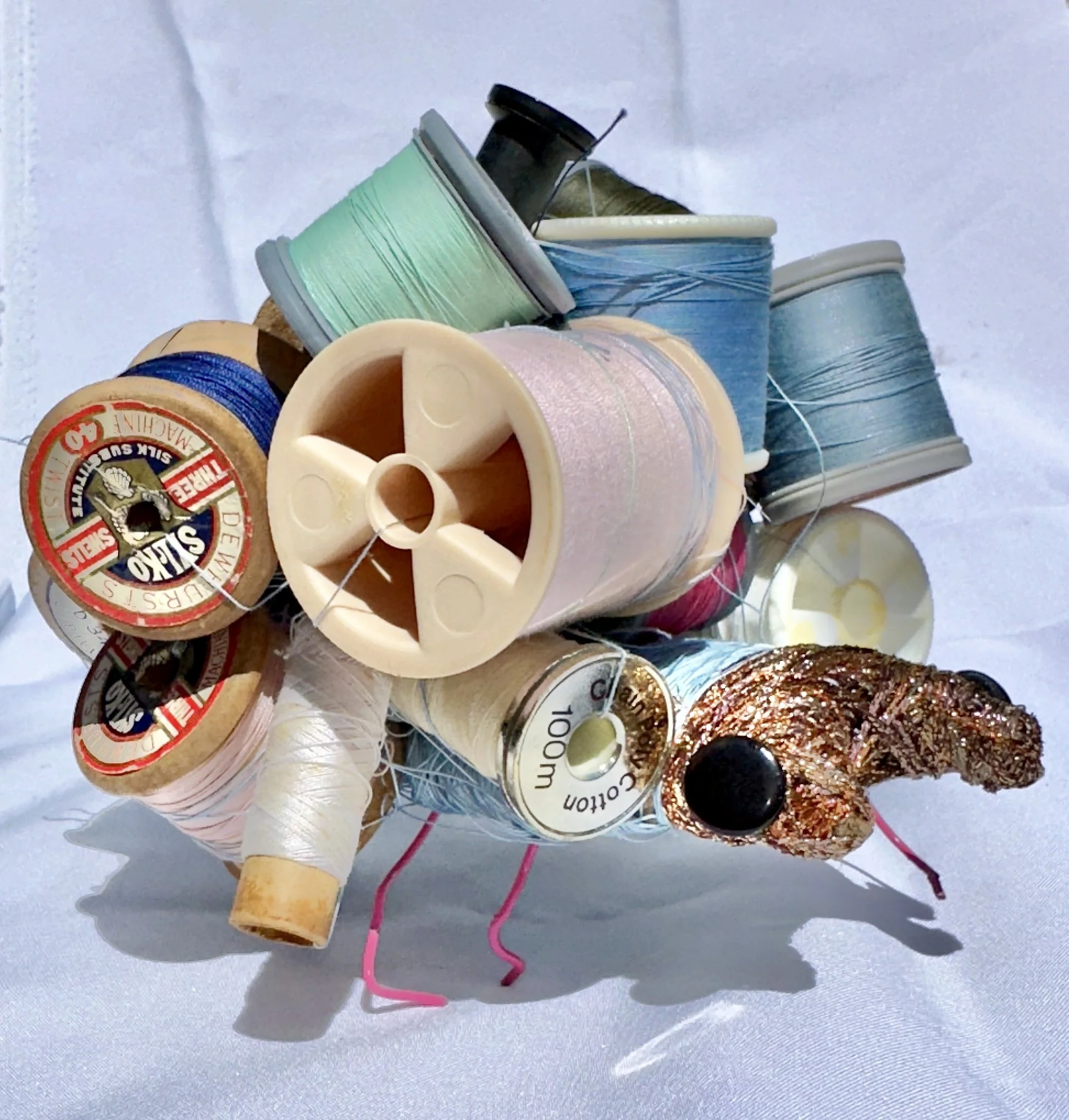 Emma Powell, Knotty Junk Bug, 2026, mixed media