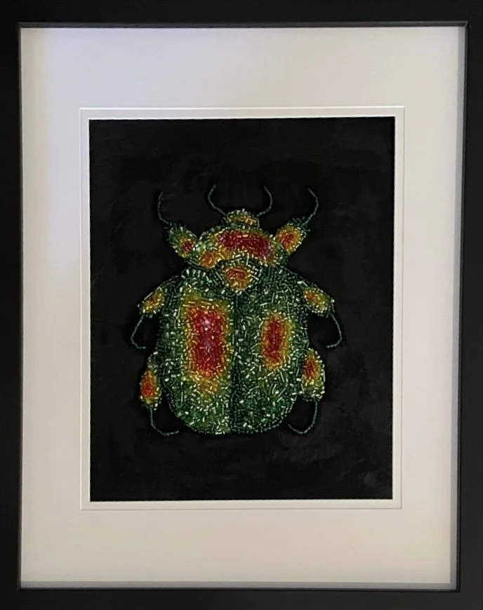 Lilly Rawlins, Bead-tle, 2026, mixed media