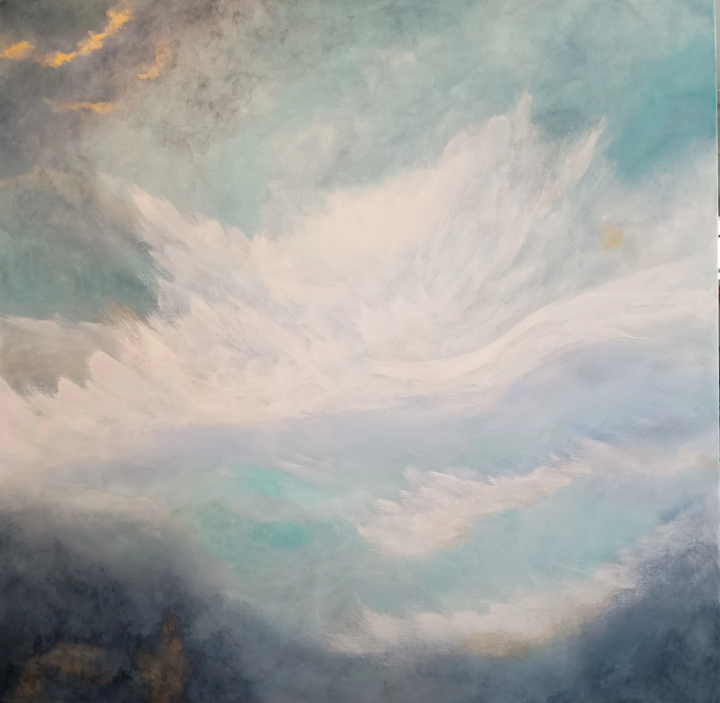 Annis Woods, Ethereal, 2025, acrylic.