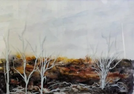 Metropolitan Picture Framers Award for Works on Paper: Regeneration by Margaret Francis