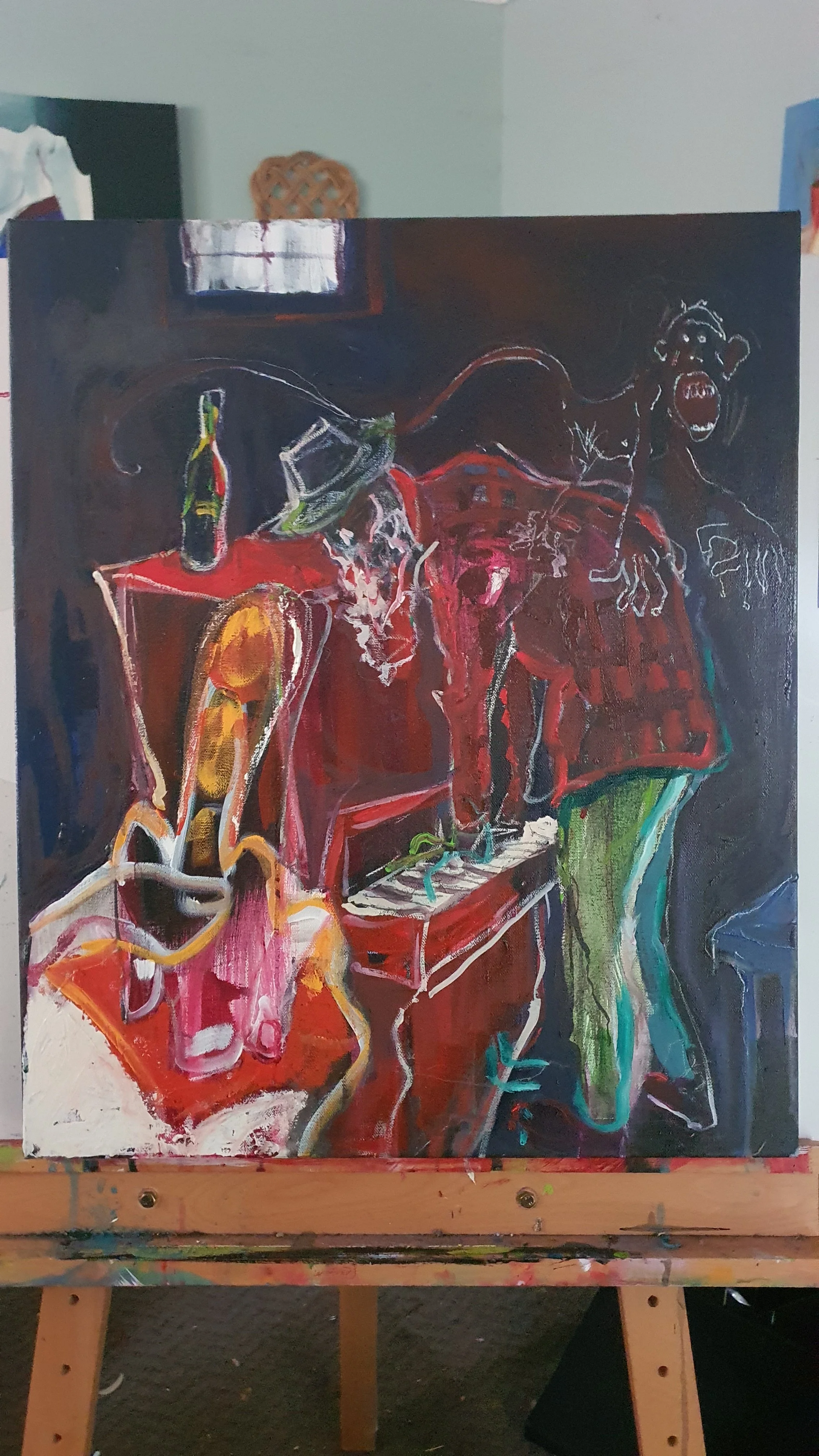 Richard Purbrick, A little disconcerting, 2025, mixed media.