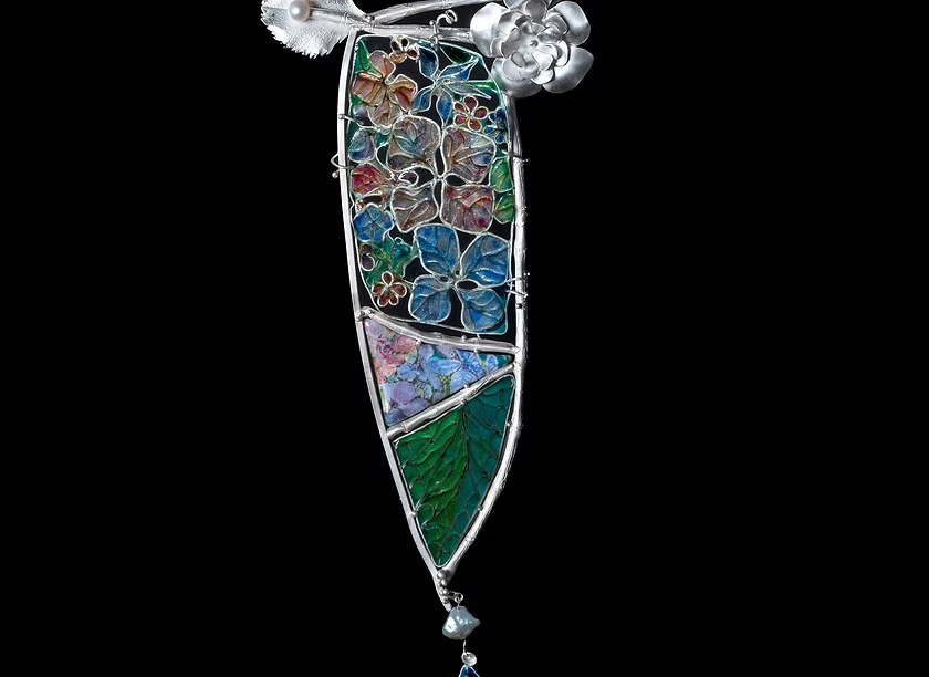 The corner of the garden by Gill Cordiner