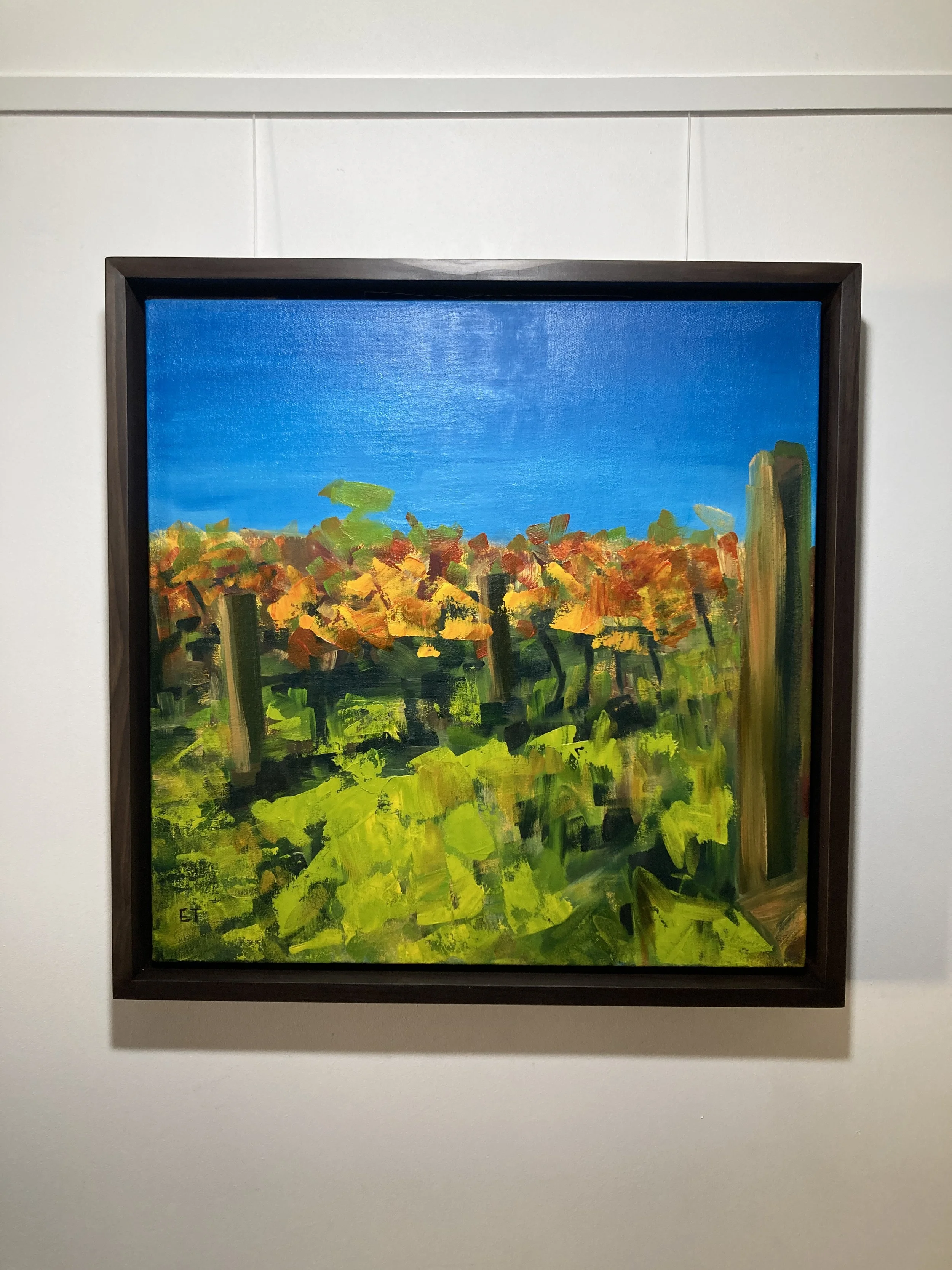 Emma Tennant, By invitation, 2025, oil.