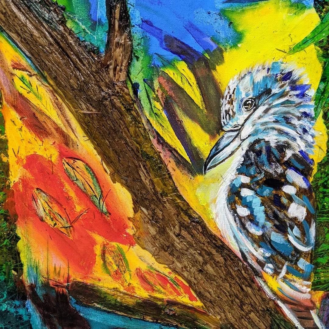 Louise Mihailovic_Reflecting Kookaburra.jpg