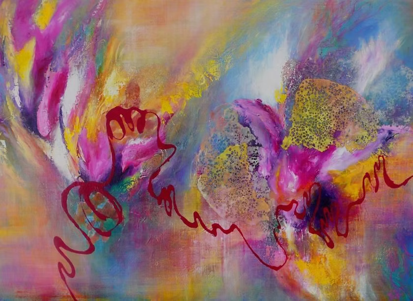 Merging Orchid 1 by Audrey Chey