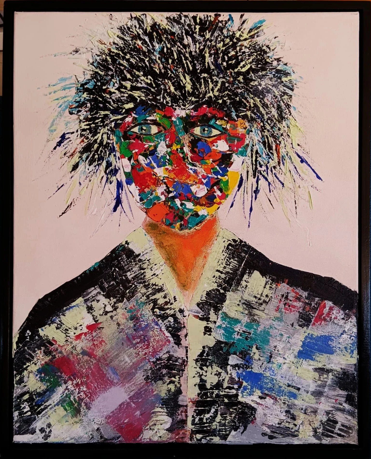 David Williams, What lies beneath, 2025, acrylic. 