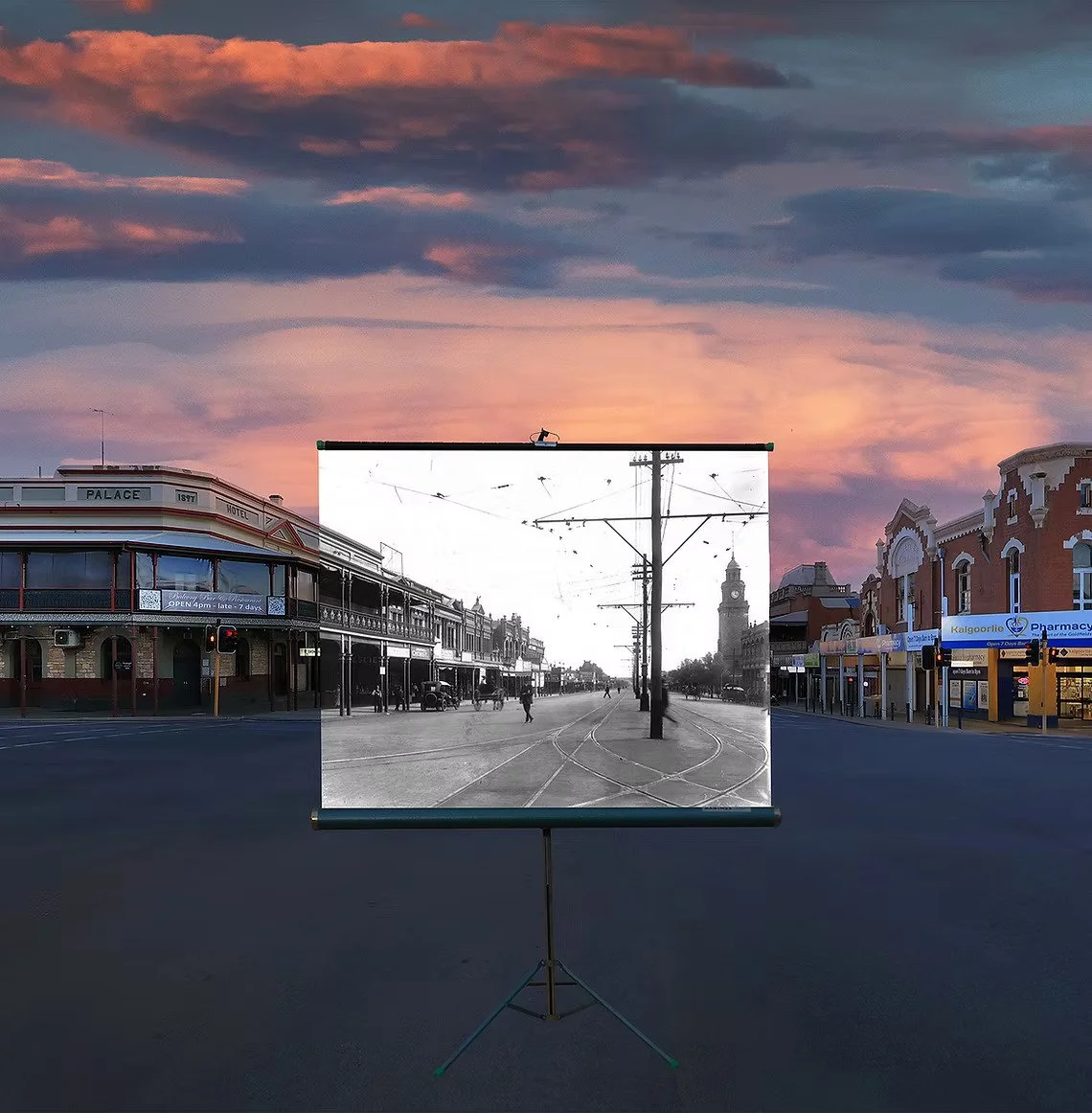 
Photography & Printmaking: Kalgoorlie by Brett Leigh Dicks