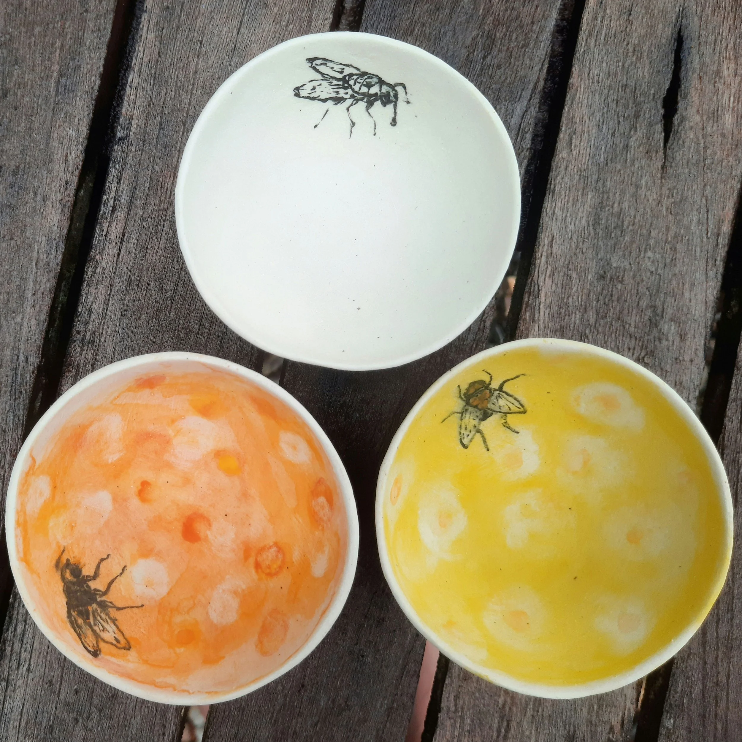 Moo, Flies, 2025, ceramic porcelain