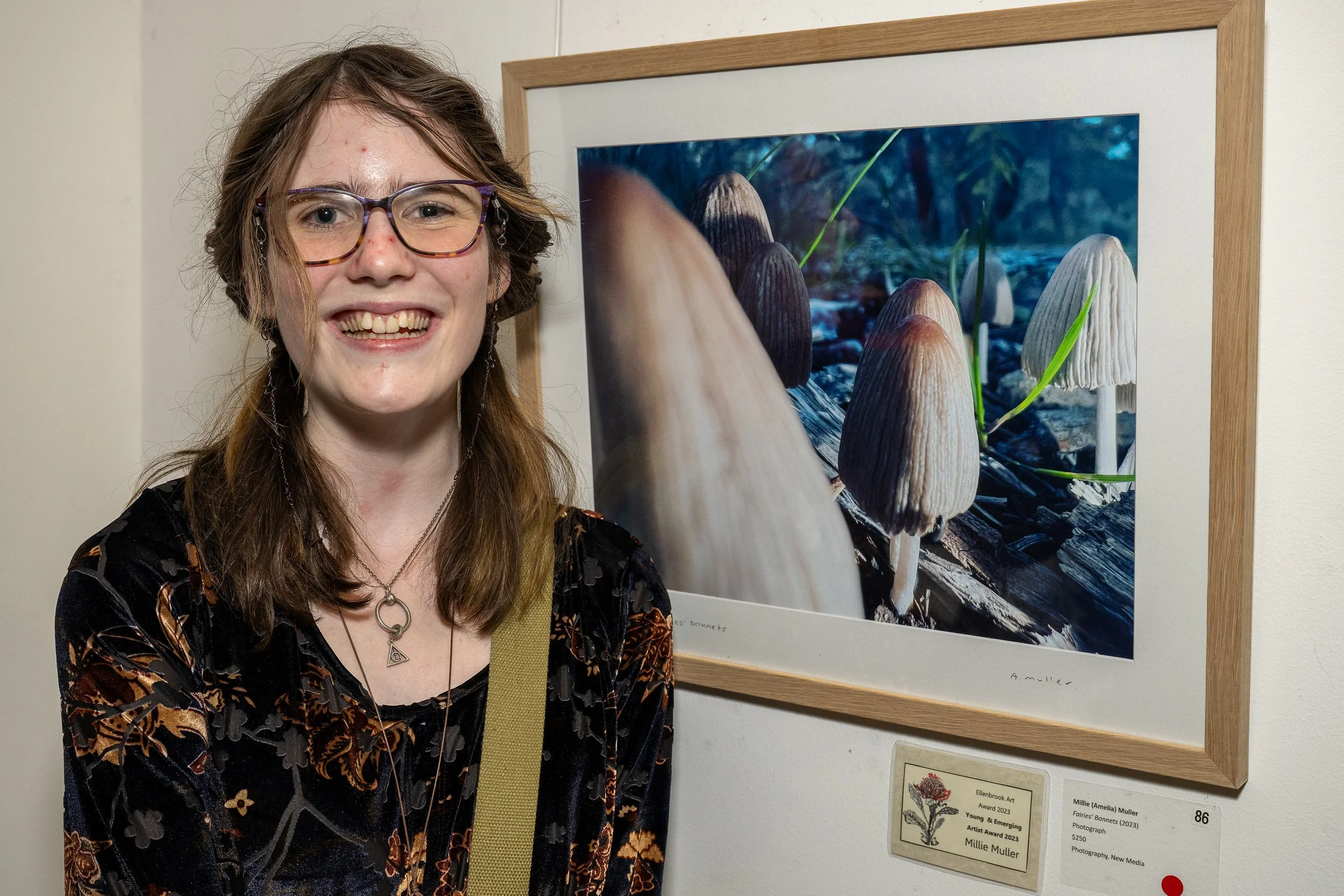 The Youth and Emerging Artist Award: Fairies' Bonnets by Millie Muller