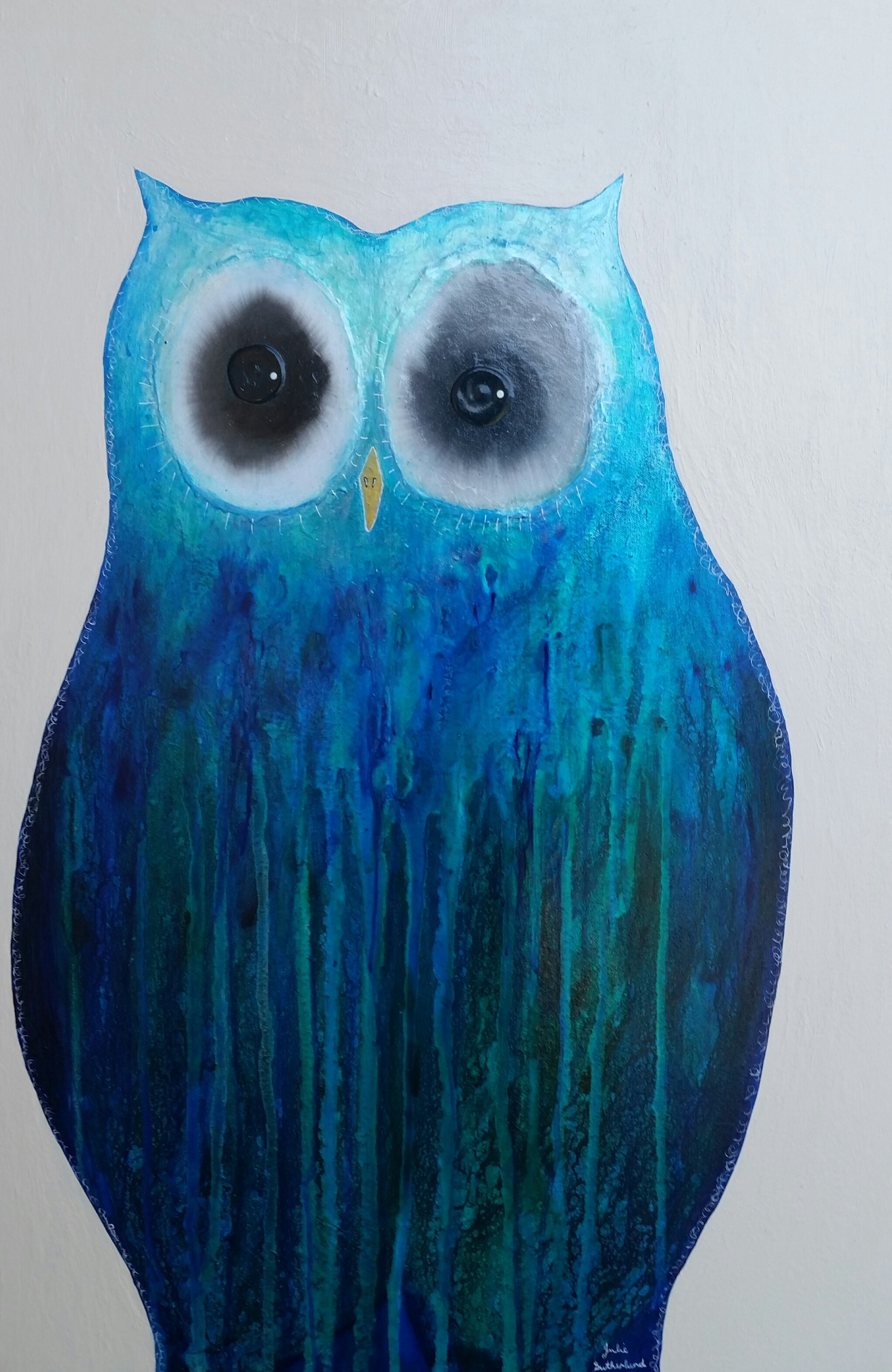 Dreamy Owl by Julie Sutherland
