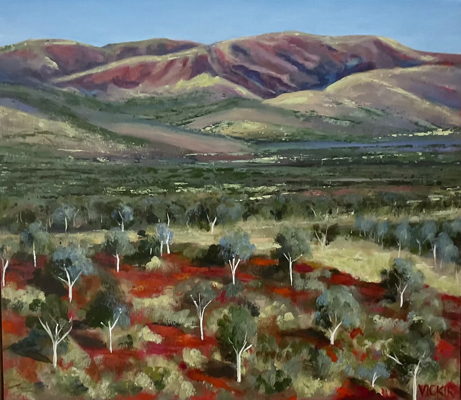 On Top of the Hill by Vicki Rousset 