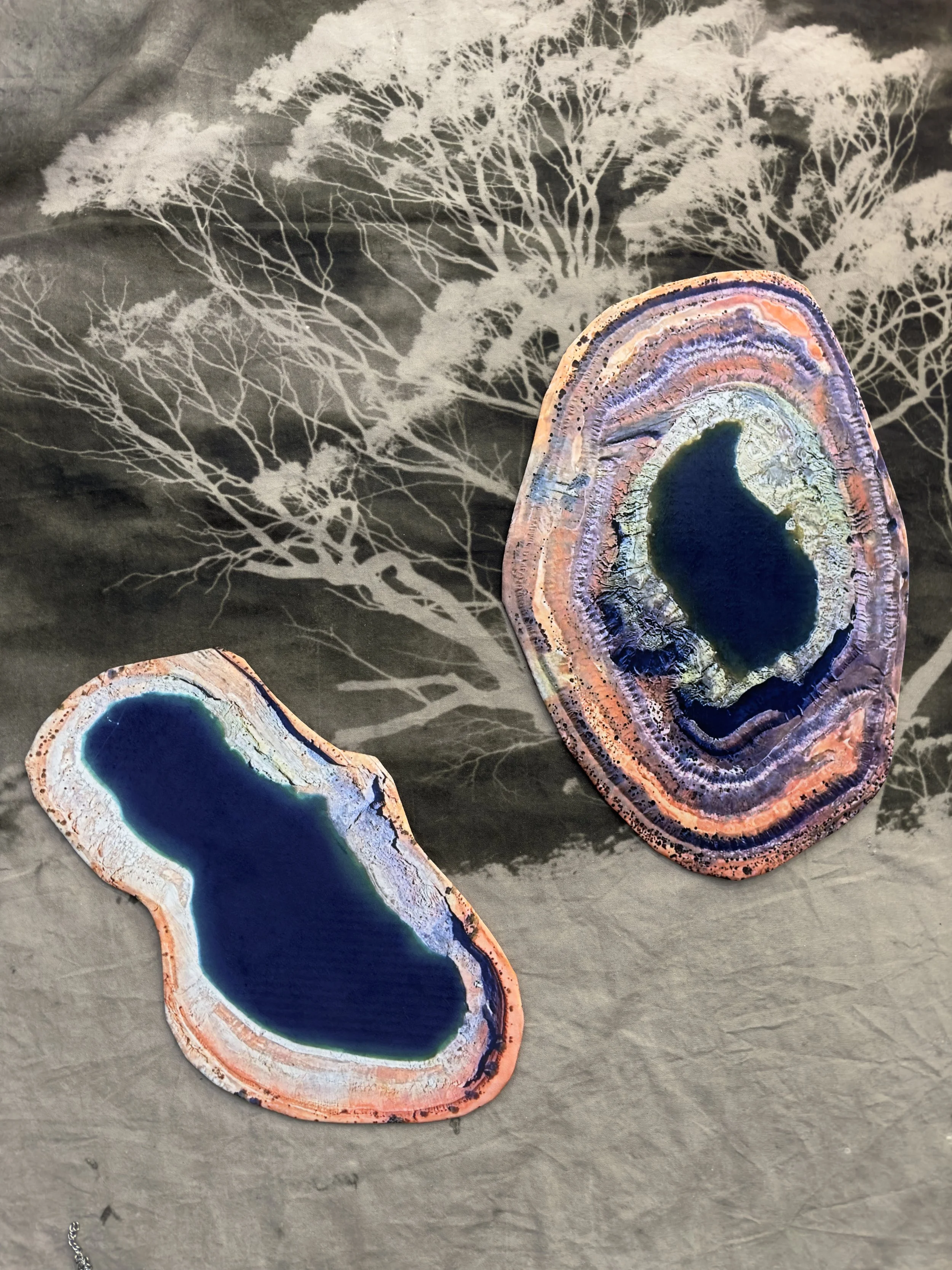 Perdita Phillips, Detail of Void I, 2024, dye sublimate print, 61 x 34cm