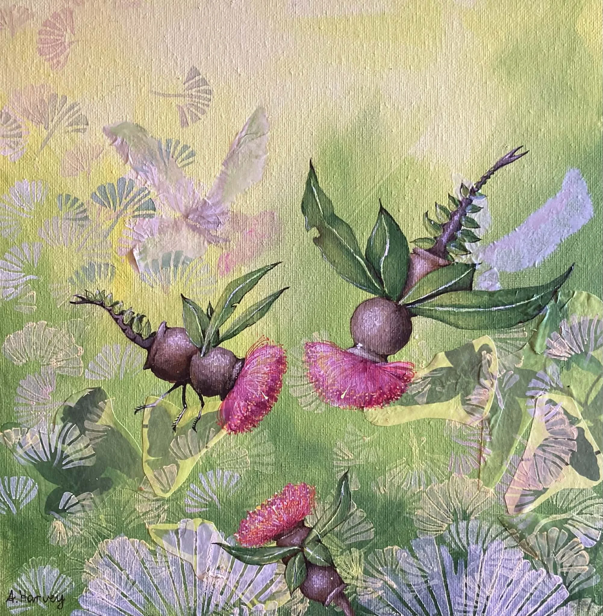 Alison Harvey, Metamorphosis, 2026, mixed media.