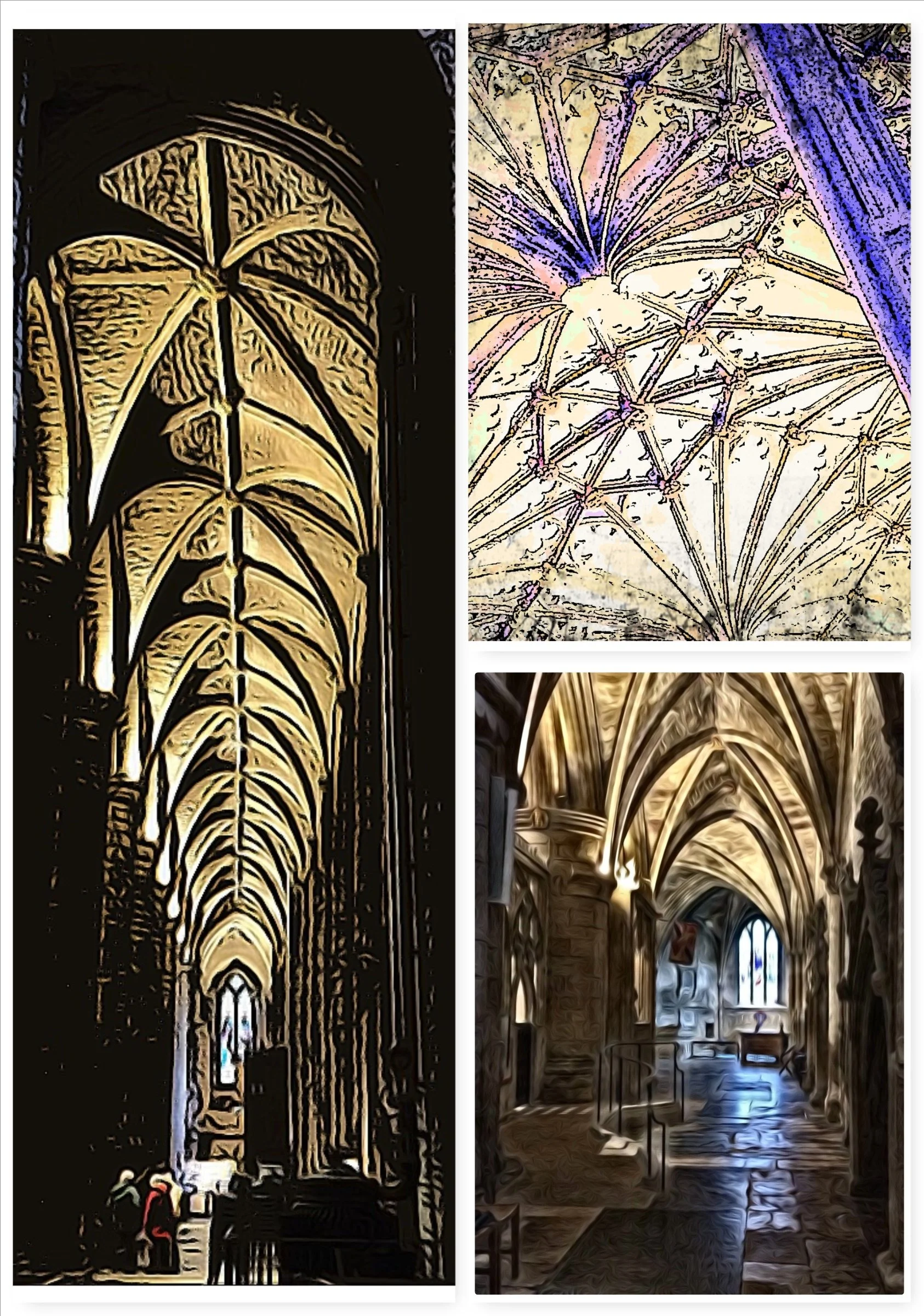 Tewkesbury Triptych by Sebastian Steed