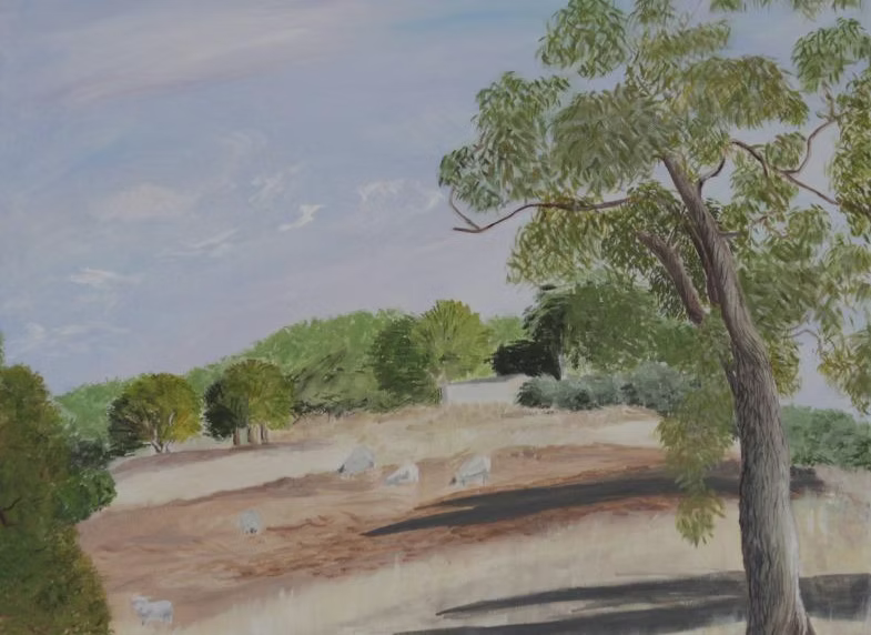 Sheep May Safely Graze by Victoria Partington