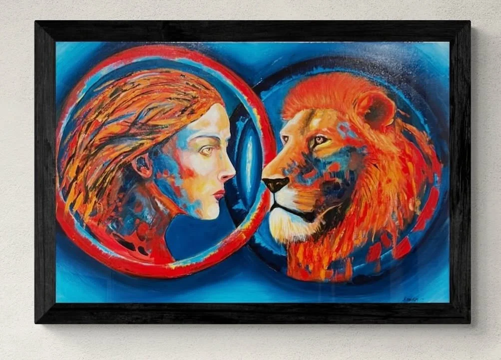 Rowism, Lion's gate 88, 2025, acrylic.