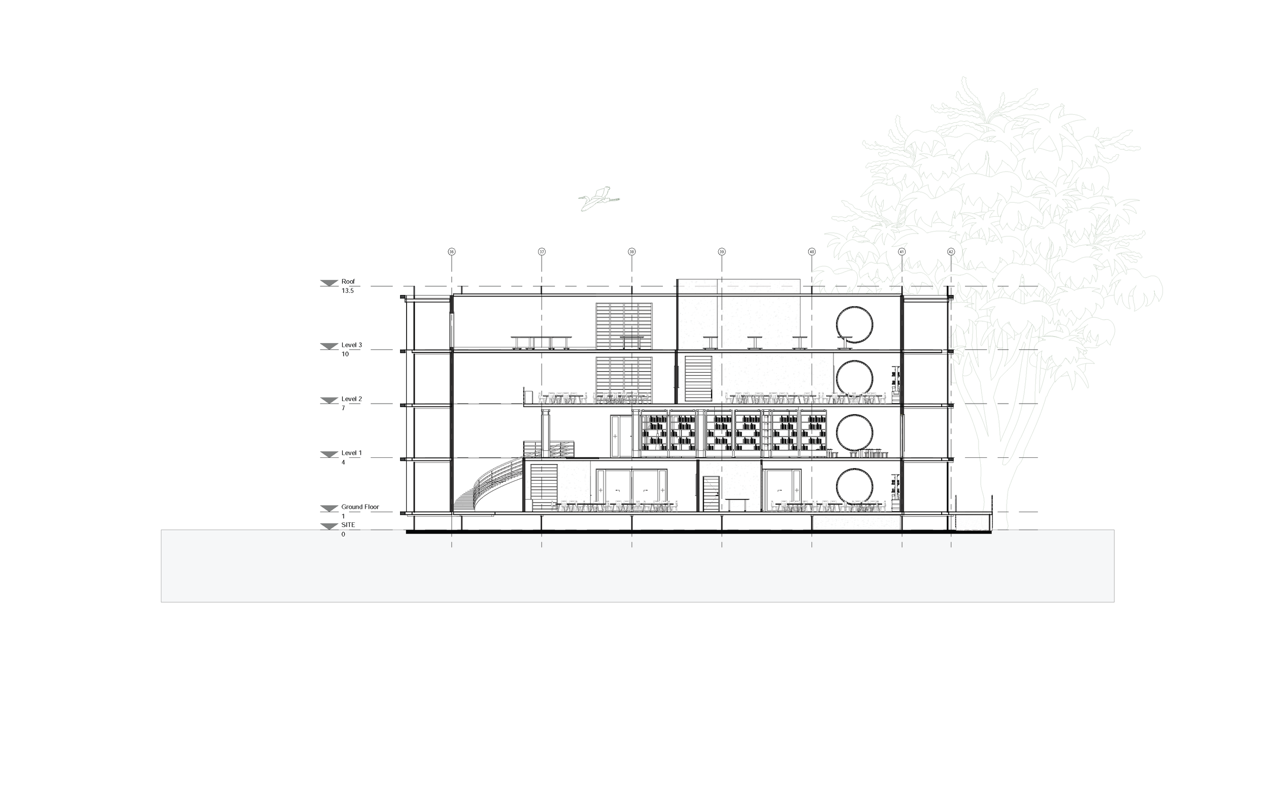 E Block Section 1:250