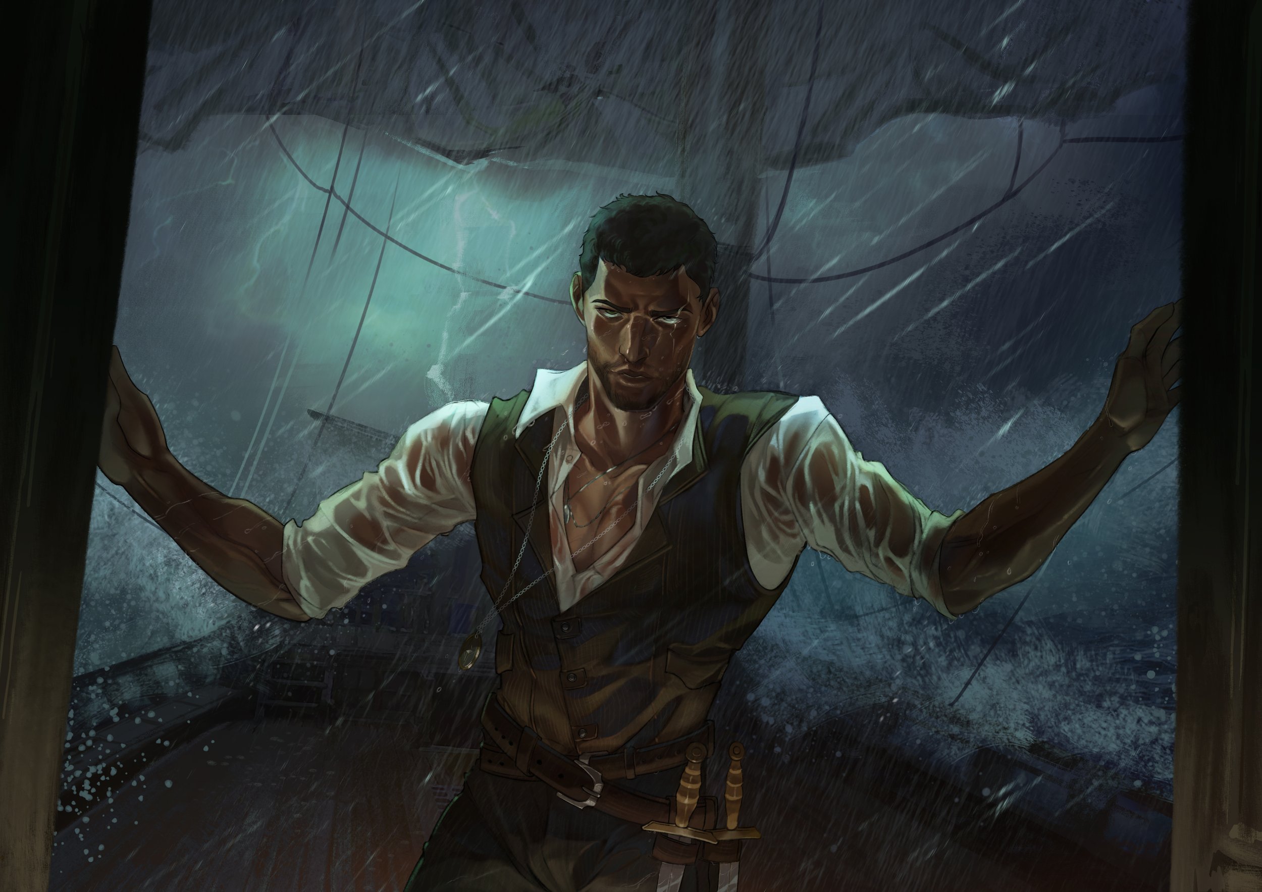 Official Illustration - V.B Lacey - The Veridian Empire Series
