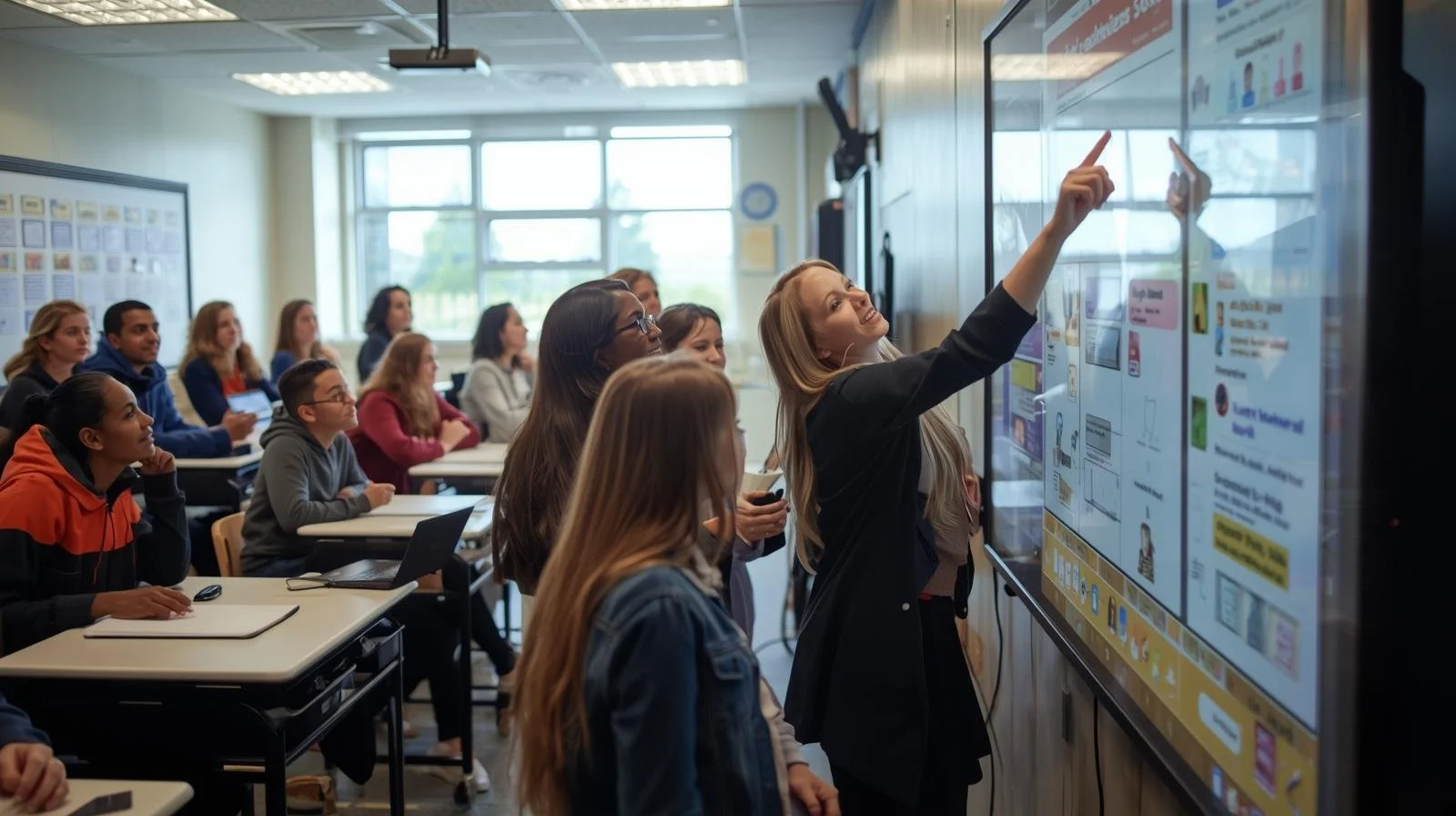 smarts board with students using them in high school setting.jpg