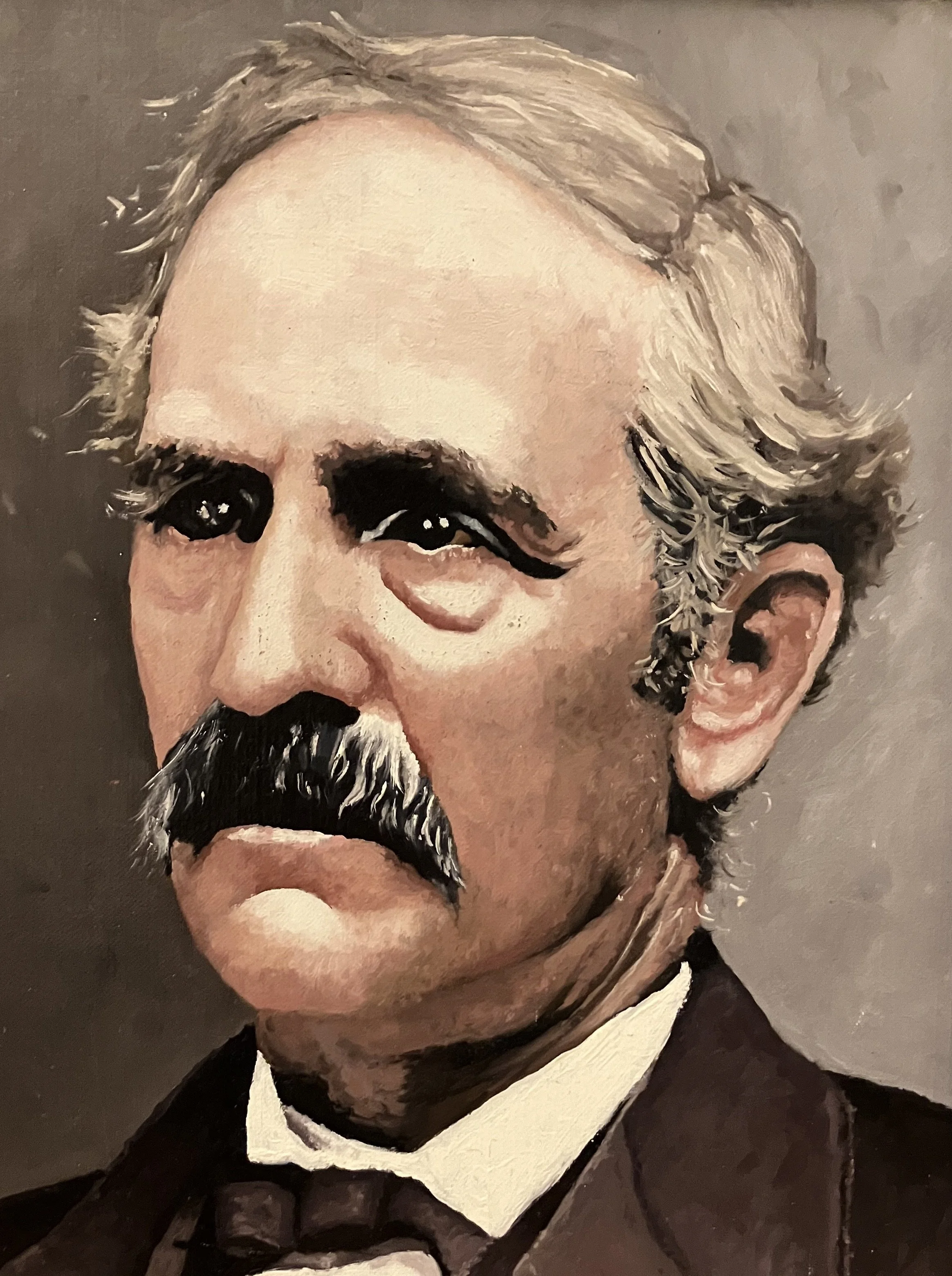 The Patriarch, 2022, Oil on canvas board, 16×12 in.