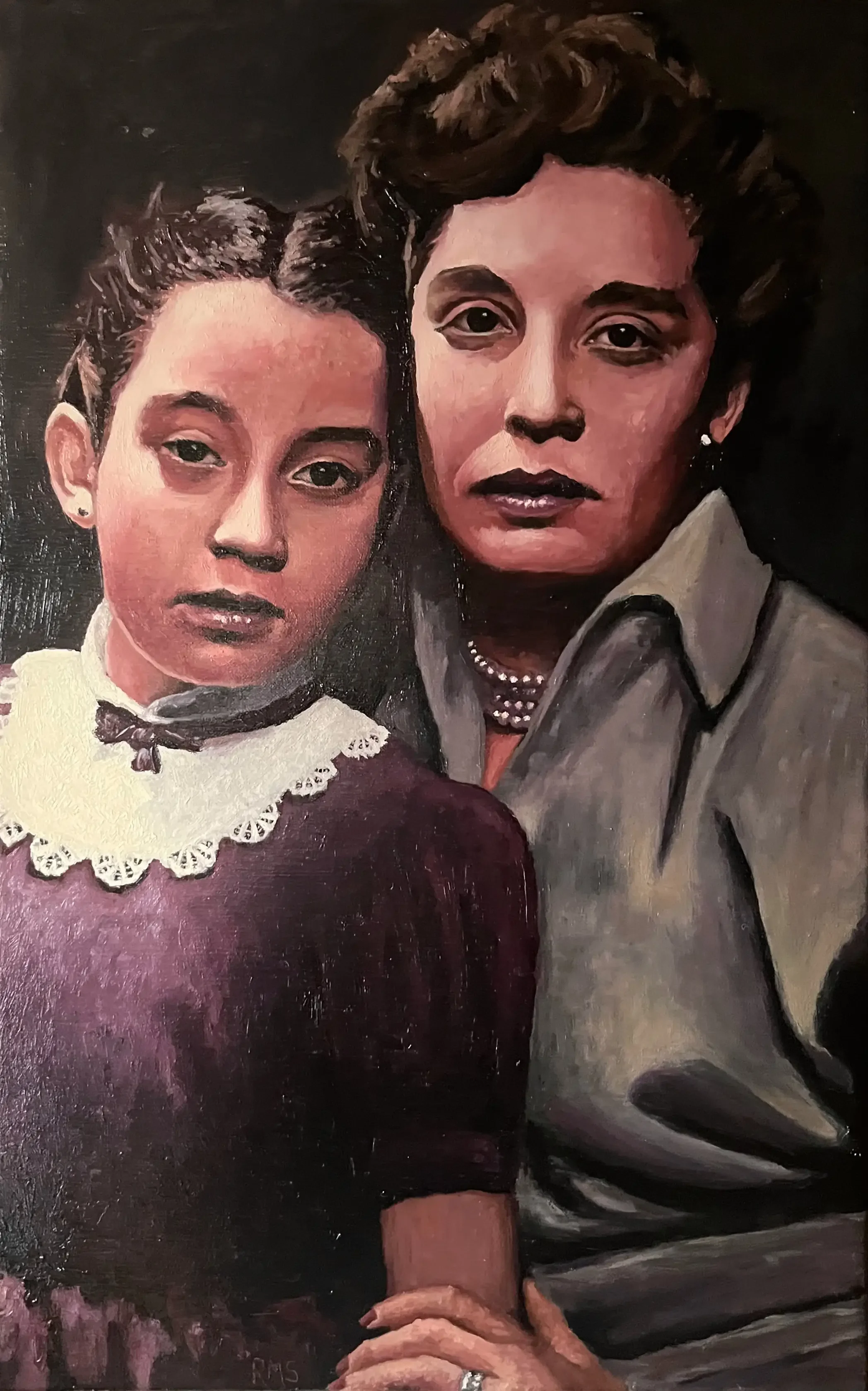 Guided, 2024, Oil on linen, 22 x 14 in.