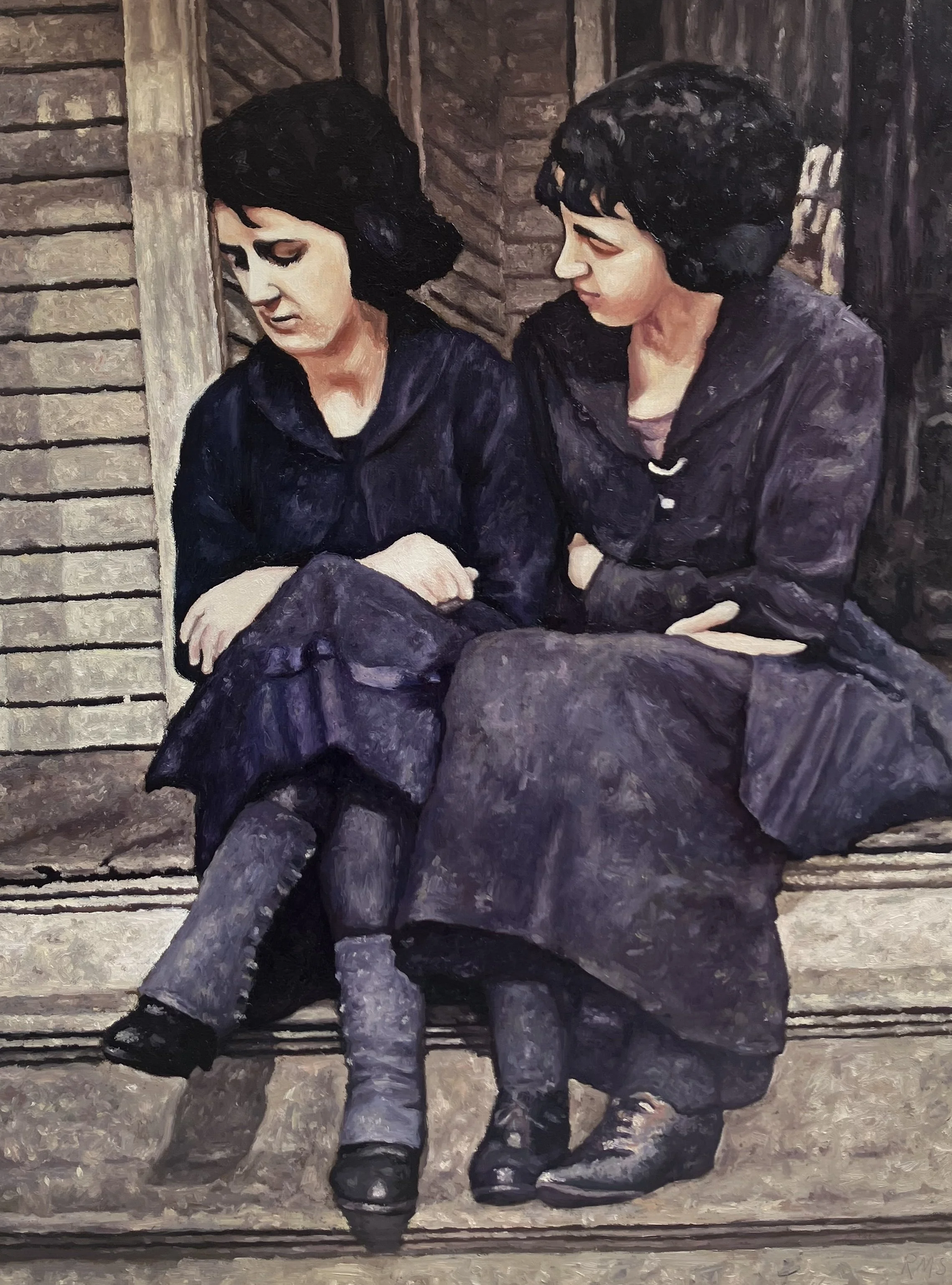 When Was the First Time?, 2024, Oil on linen, 28×20 in.