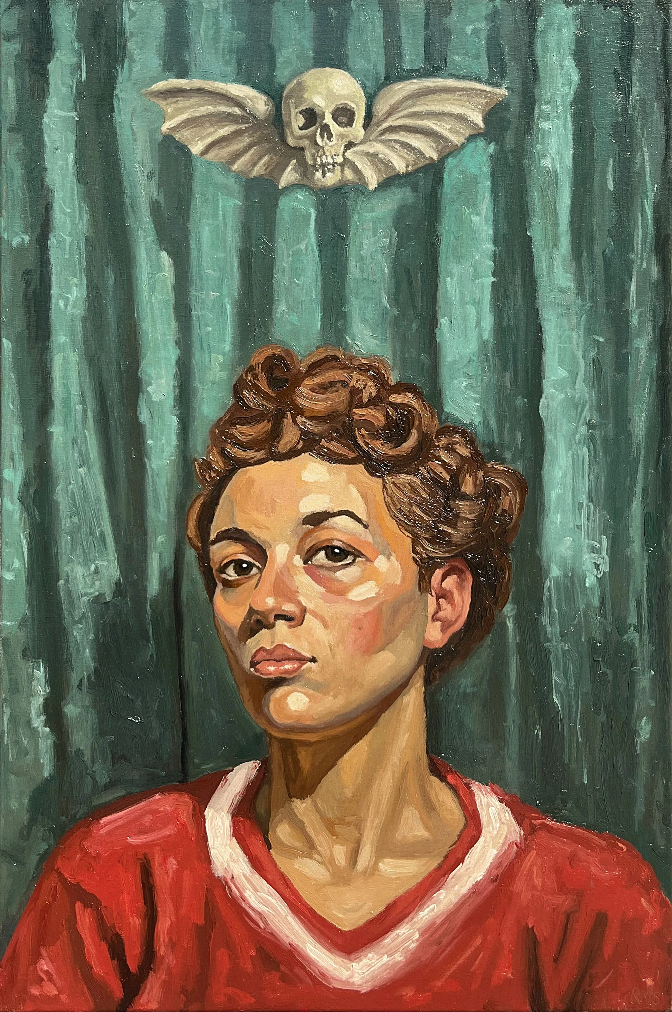 Regard the End, 2025, Oil on linen, 30x20 in