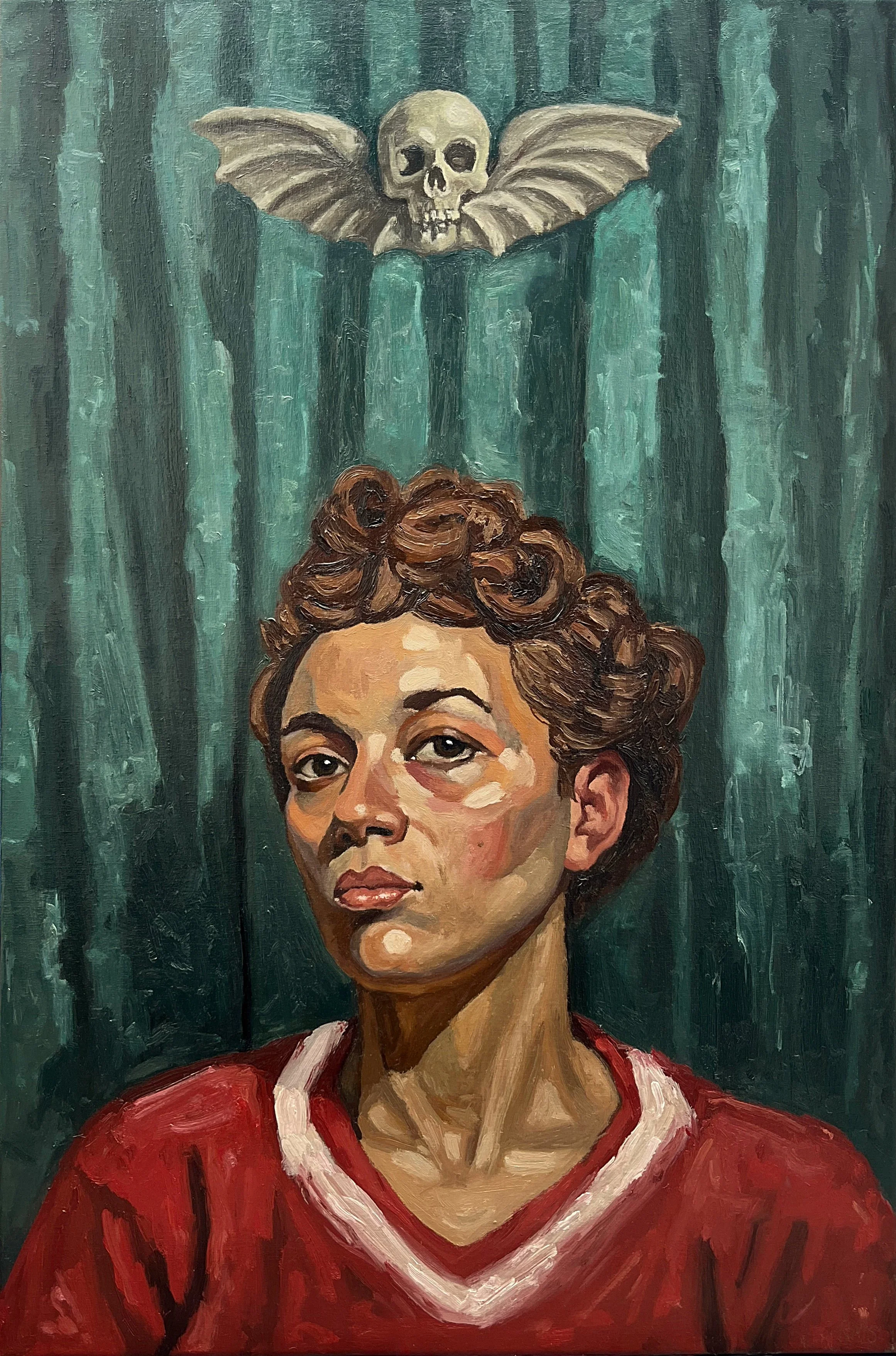 Regard the End, 2025, Oil on linen, 30x20 in