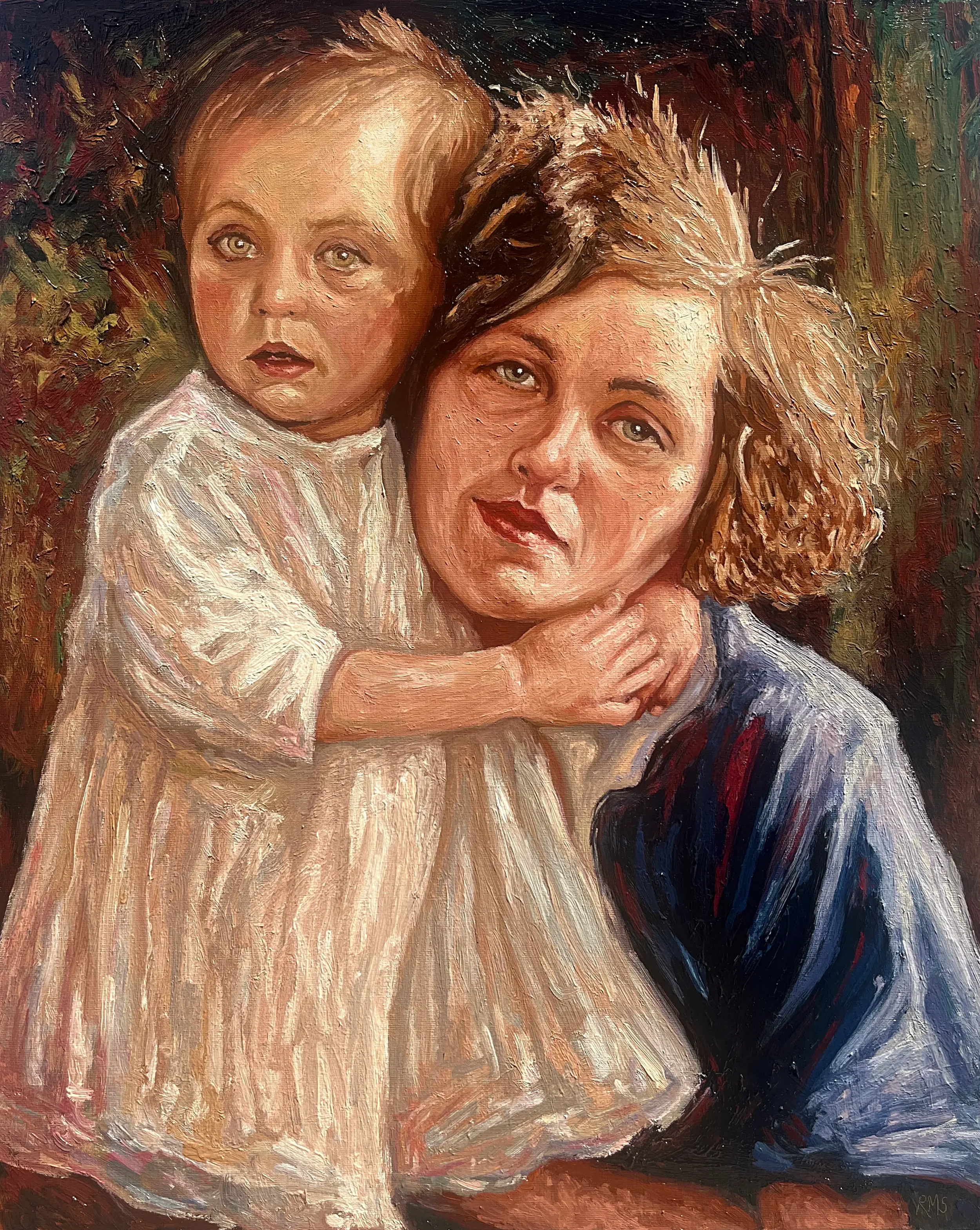 The Firstborn, 2025, Oil on linen, 30x24 in