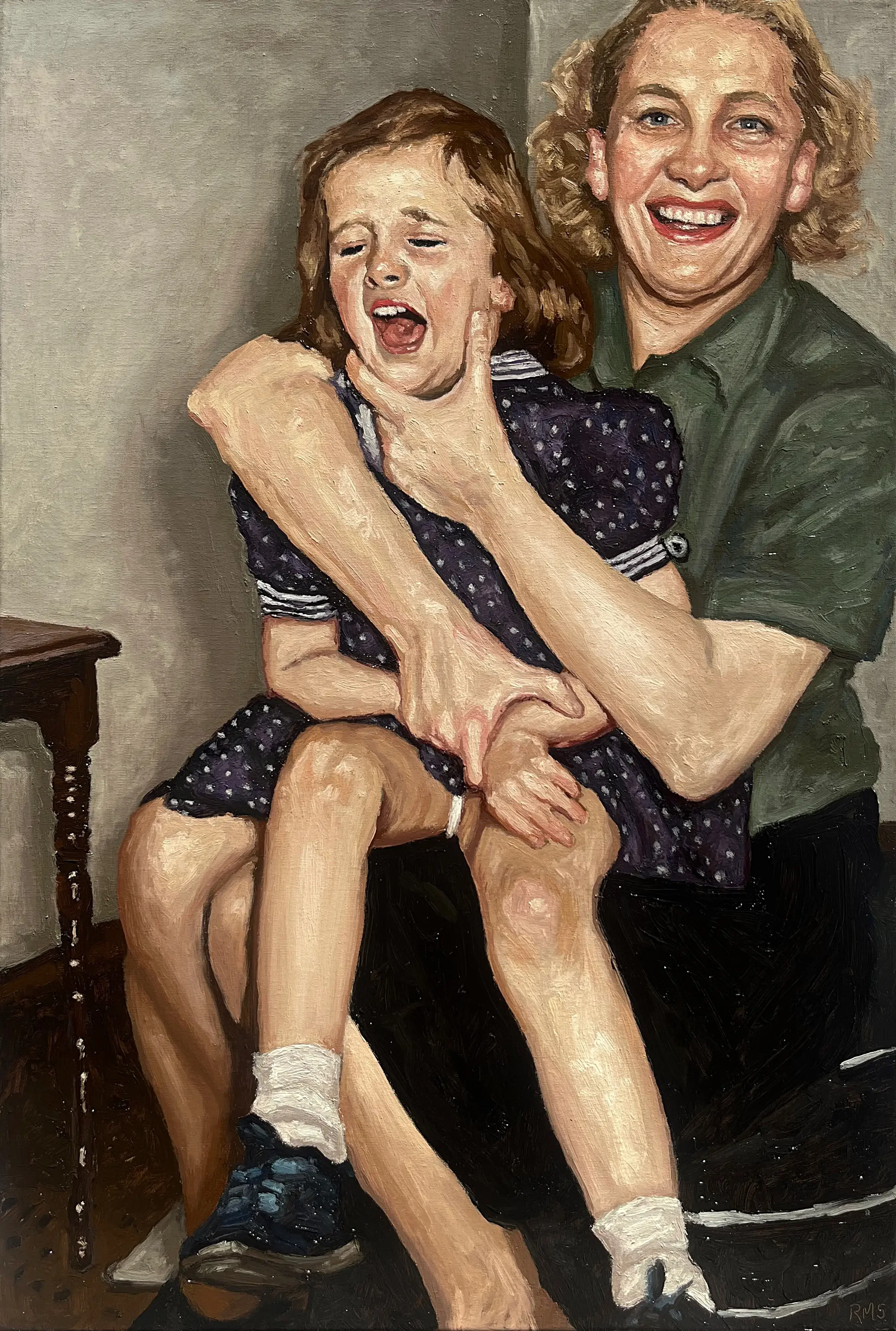 Show Everyone What a Pretty Smile You Have, 2026, Oil on linen, 30x20 in