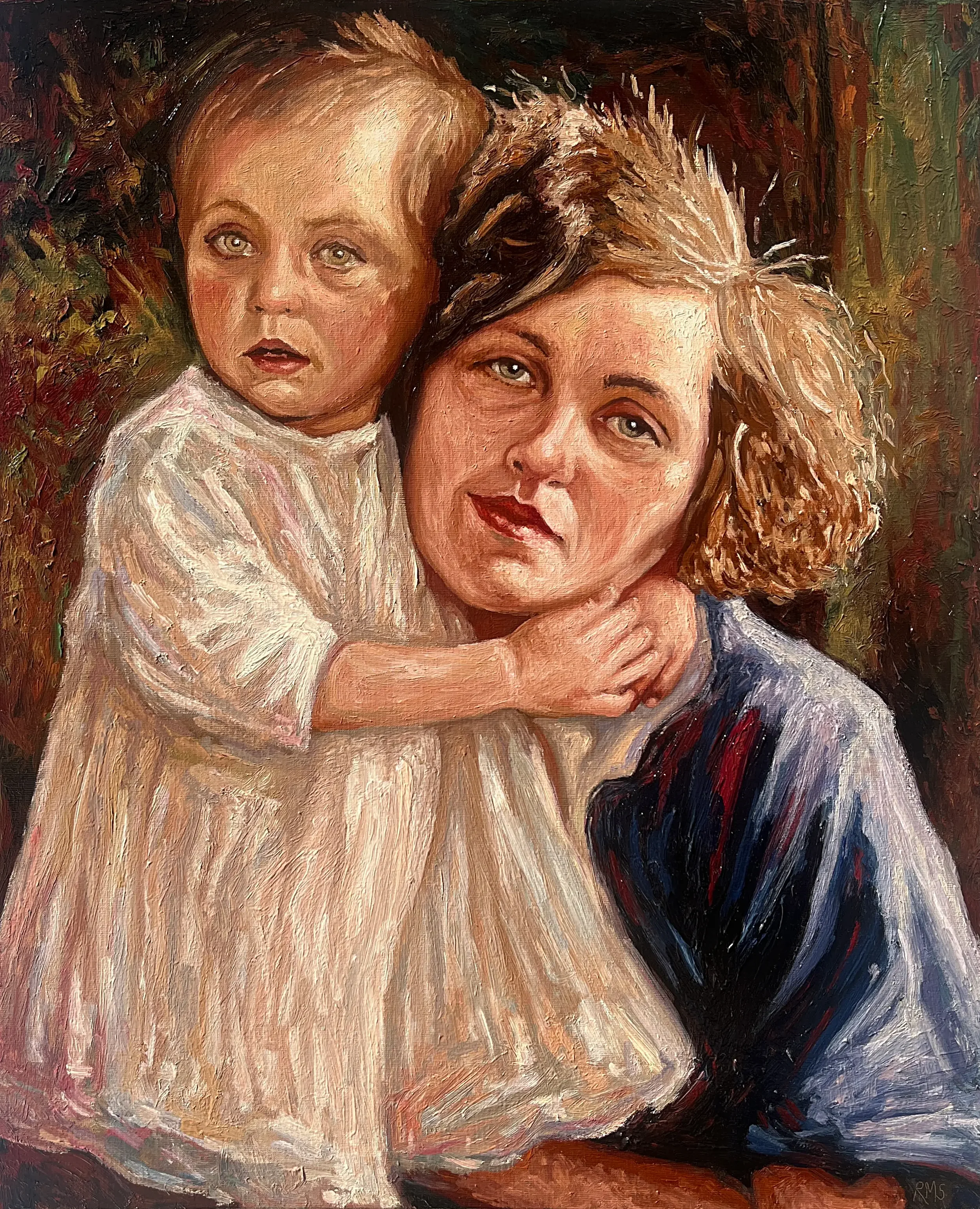 The Firstborn, 2025, Oil on linen, 30x24 in
