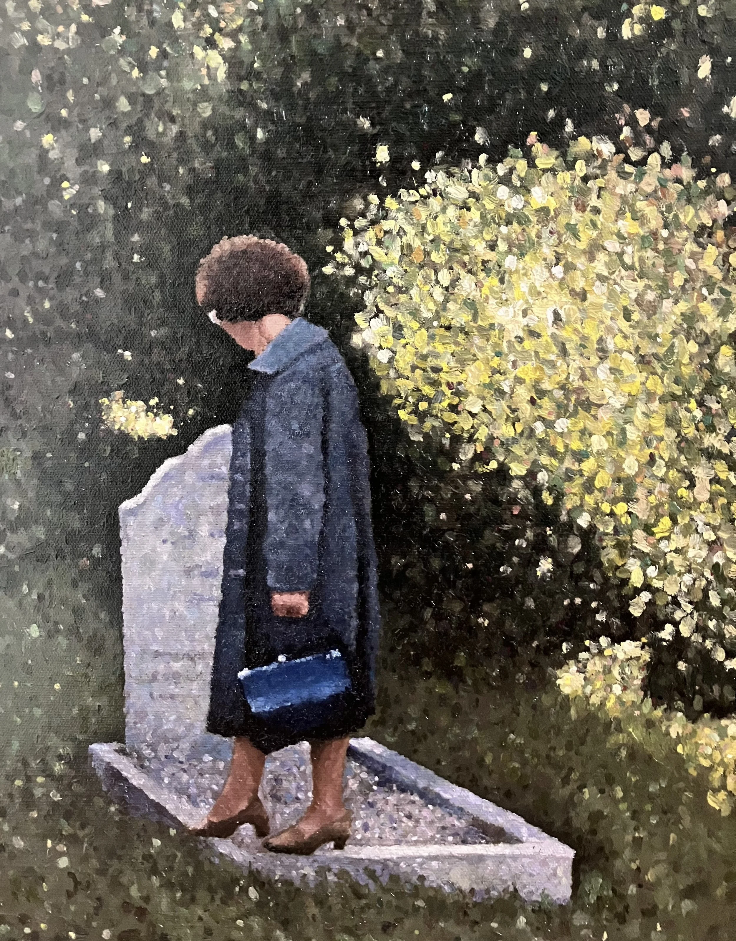 As You Are Now, 2023, Oil on canvas board, 21 x 17 in.