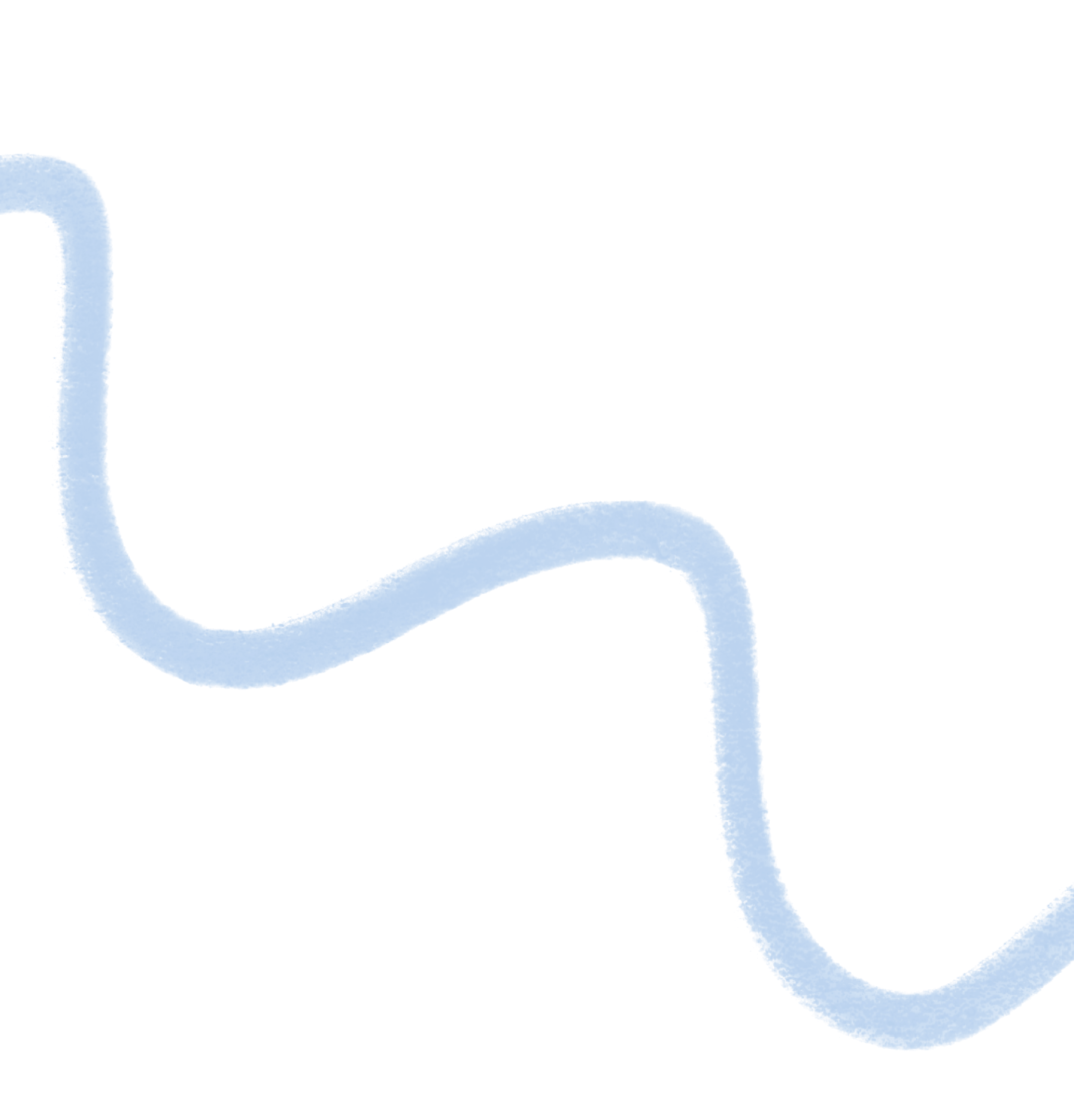 Light blue curving line on a black background.