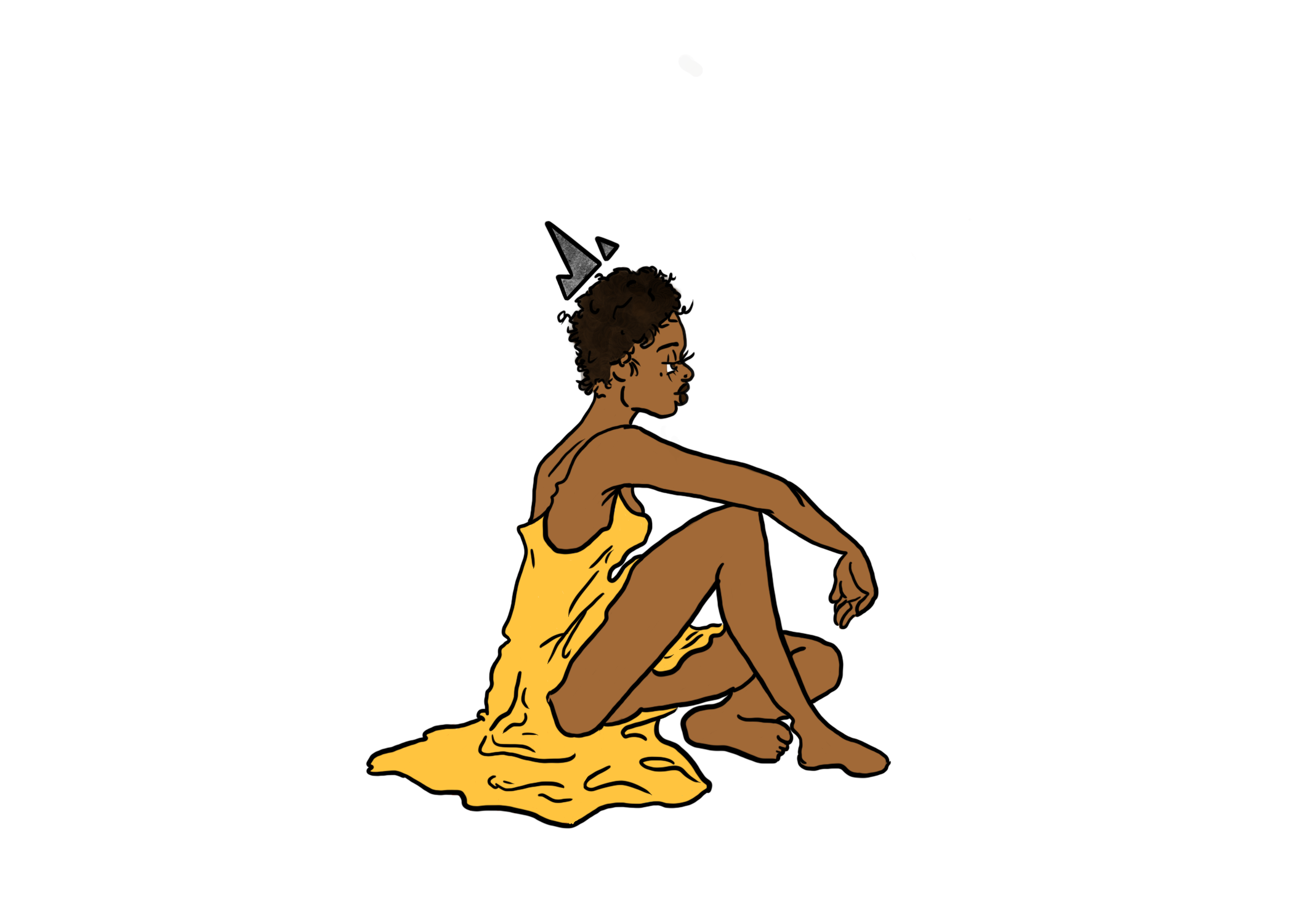 Alt: Portrait of poet Ennovy Savannah (Ennovy Bowman) wearing a crown, used for her book “Heavy Is the Head.”