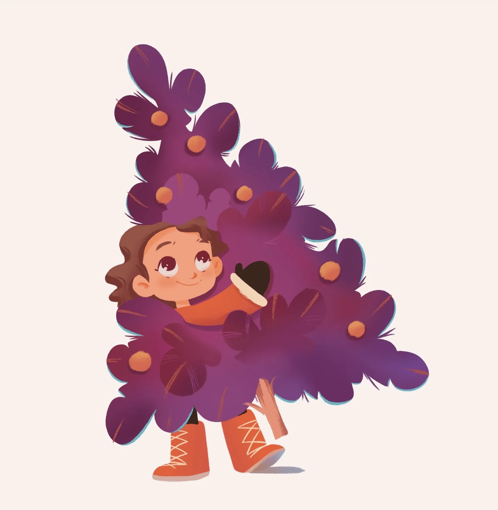 Christmas Postcard Illustration