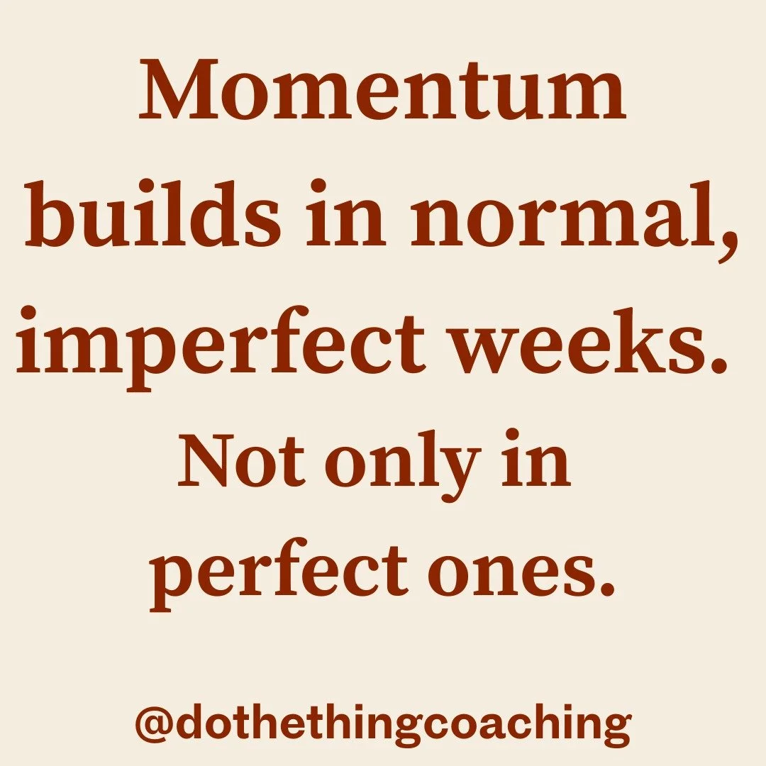 Life doesn't pause for your goals. Some weeks are messy, energy is low, and the last thing you feel like doing is sticking to a plan. But those are actually the weeks that matter most.

When motivation is nowhere to be found, skip the pep talk and as