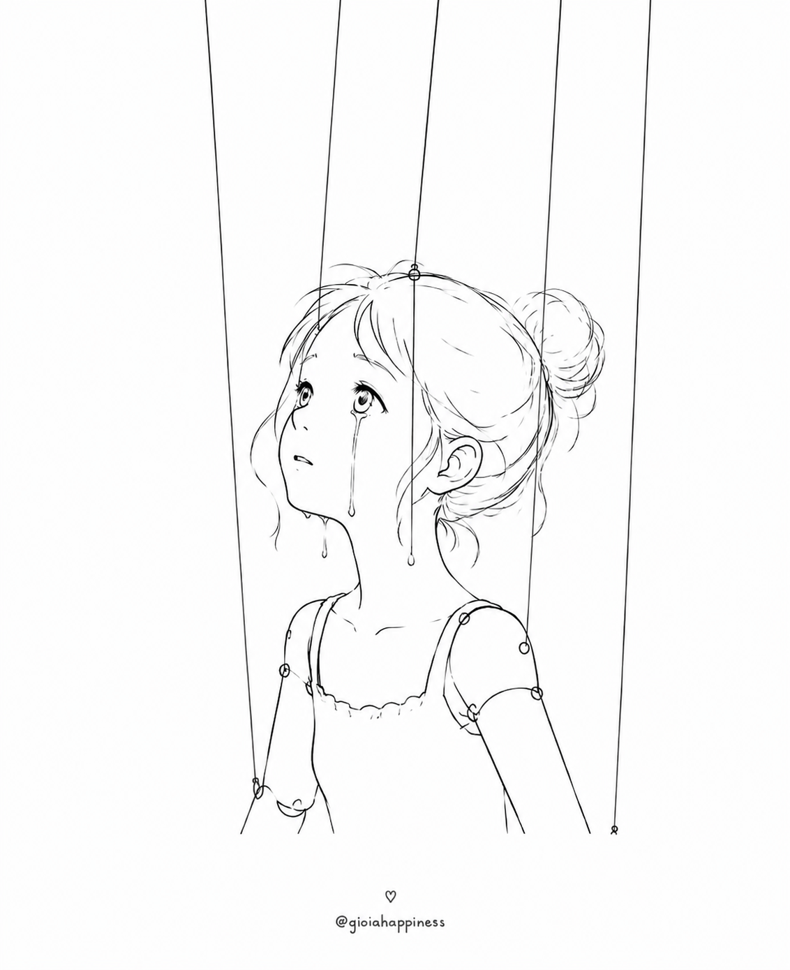 A visual story about choosing courage over familiar patterns.