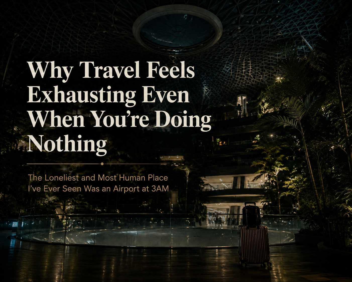 Research exploring transition fatigue, nervous system regulation, and the hidden emotional work of travel.