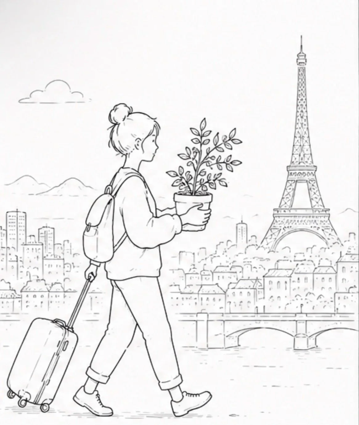 The girl and her plant continue their journey together, reflecting on how home, identity and belonging can grow while we move.