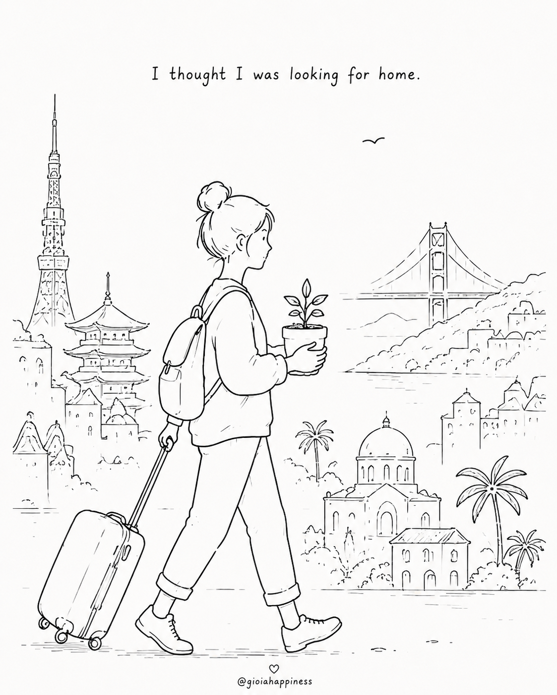 A visual story about searching for home and discovering what has been growing with us all along.