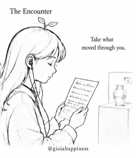 A girl encounters a handwritten letter through sound, exploring how memory and meaning can move from one person into another.