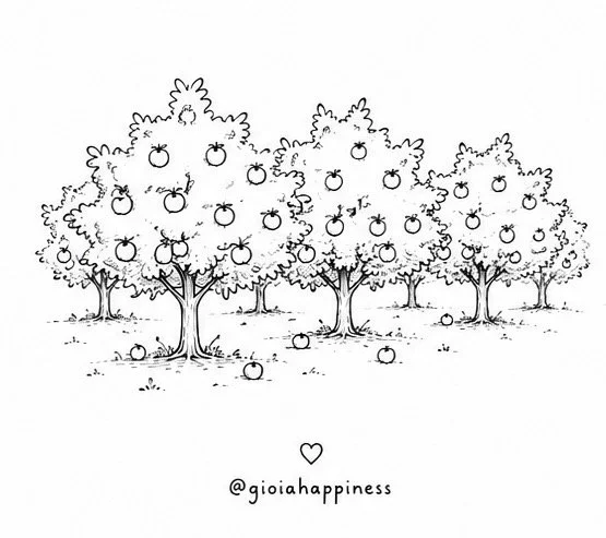 A small act of planting becomes an abundant apple orchard, exploring regeneration, collective impact and long-term transformation.
