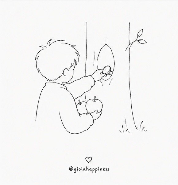 A boy takes only what he needs from a shared resource, exploring enoughness, trust and responsibility toward those who come next.