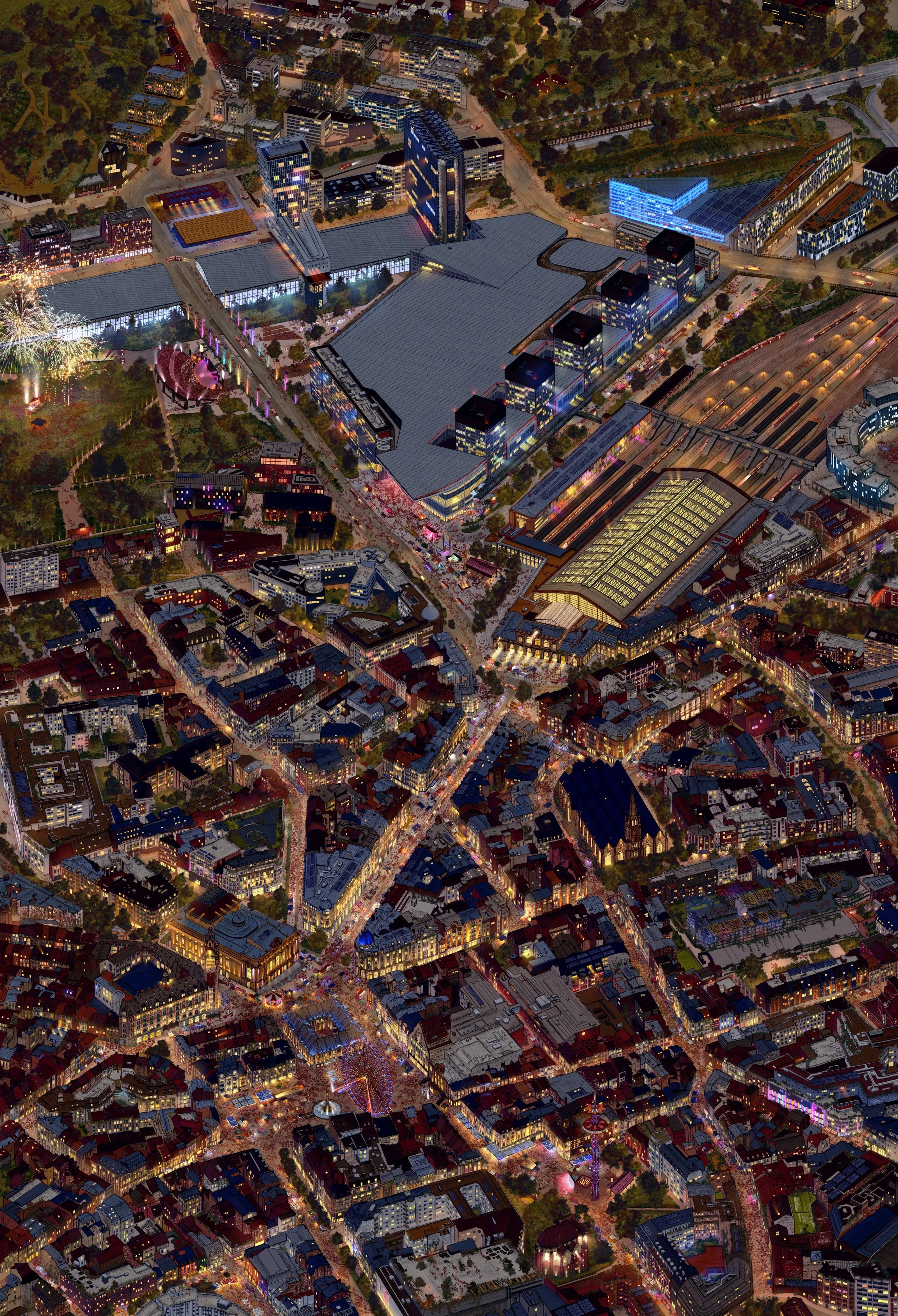 Lille, 16 septembre 2036, 2h. En bref, une ville en fête.