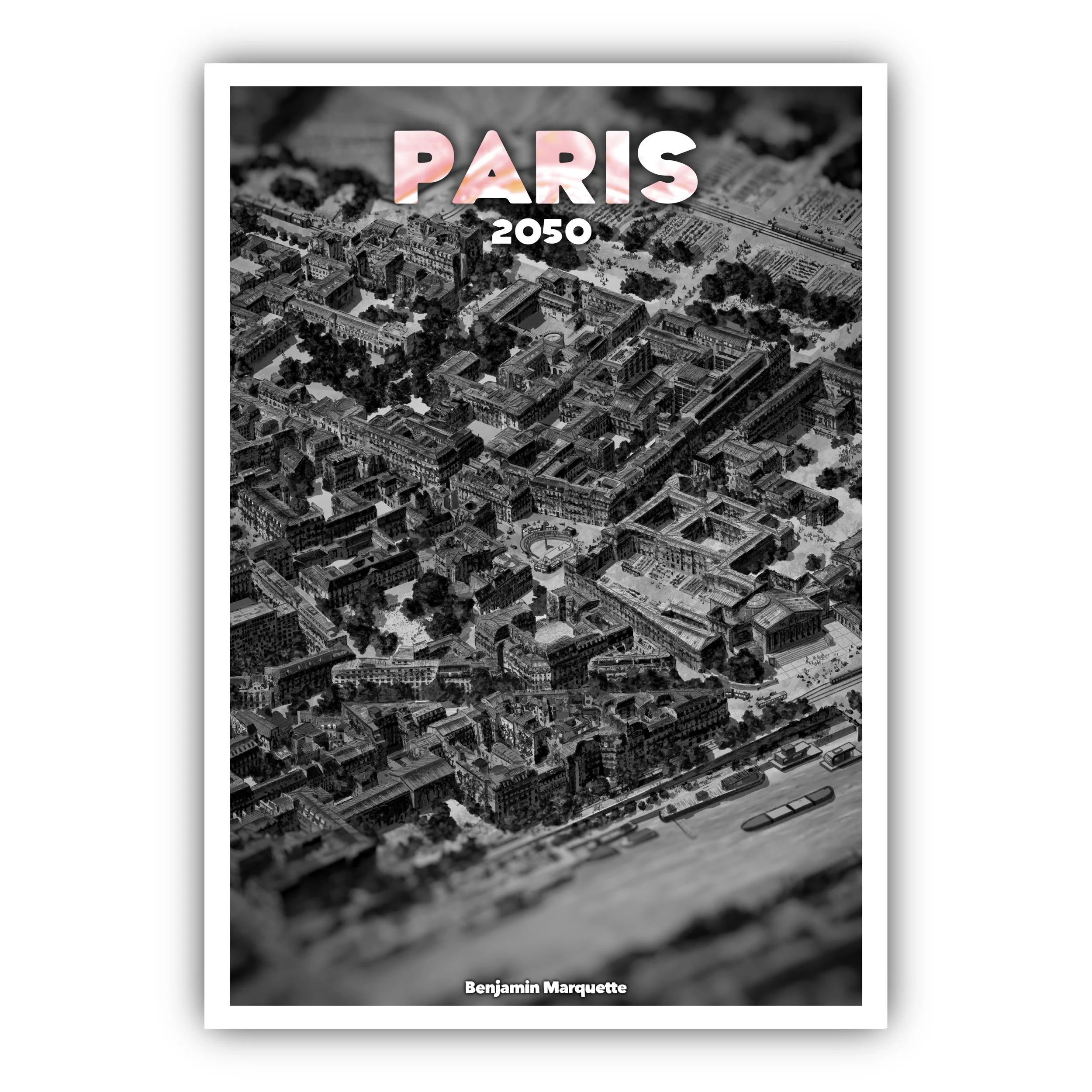 Extrait PARIS 2050, JOURNÉE & MONOCHROME (Édition Signée & Numérotée)