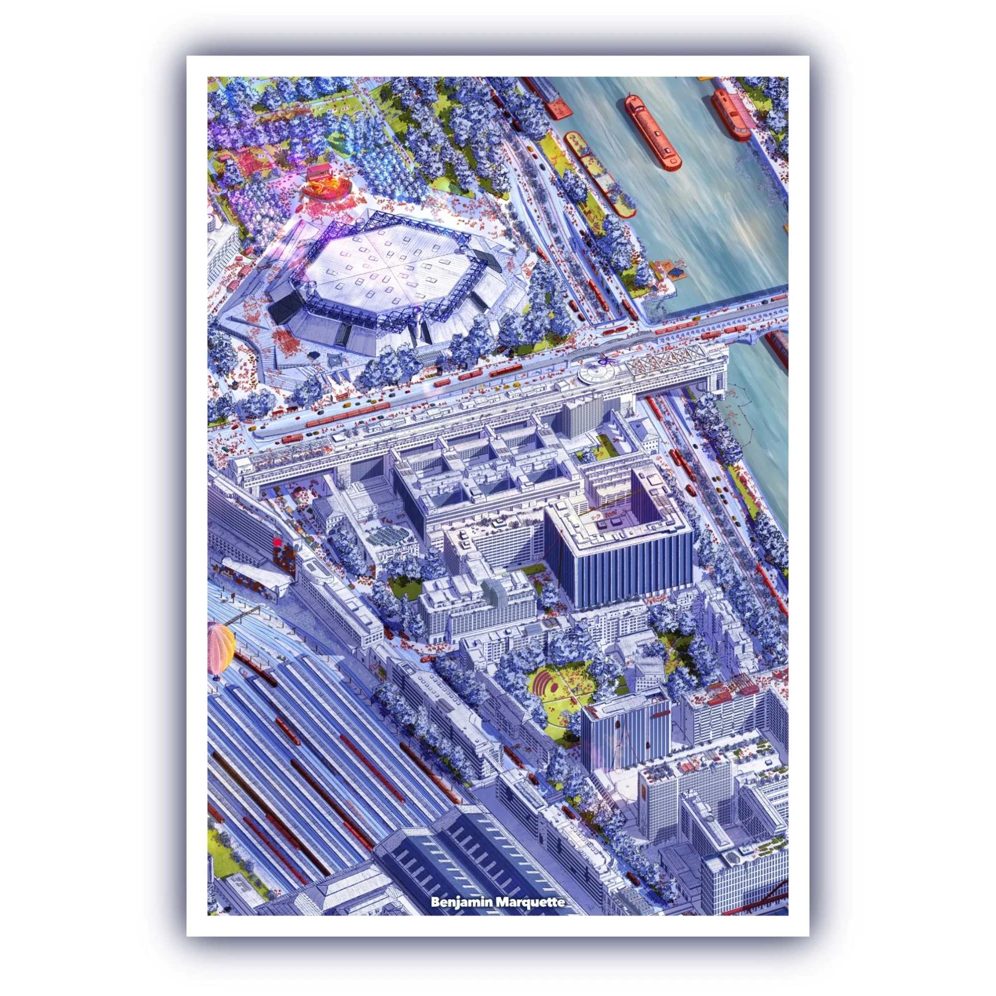 Extrait Bercy PARIS 2050 SKETCH EDITION (Signée & Numérotée)