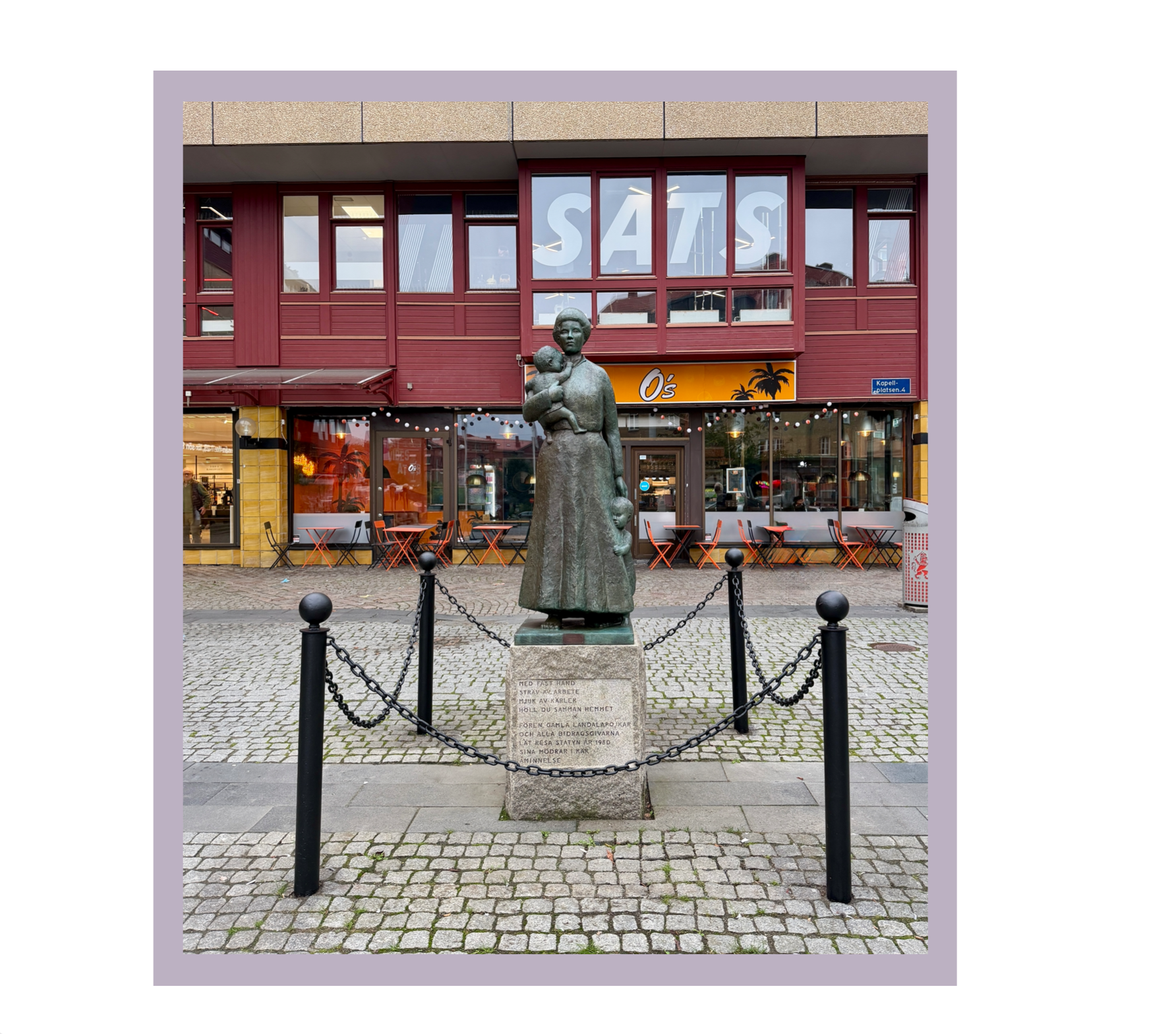 Arbetarhustru skulptur Göteborgs stad