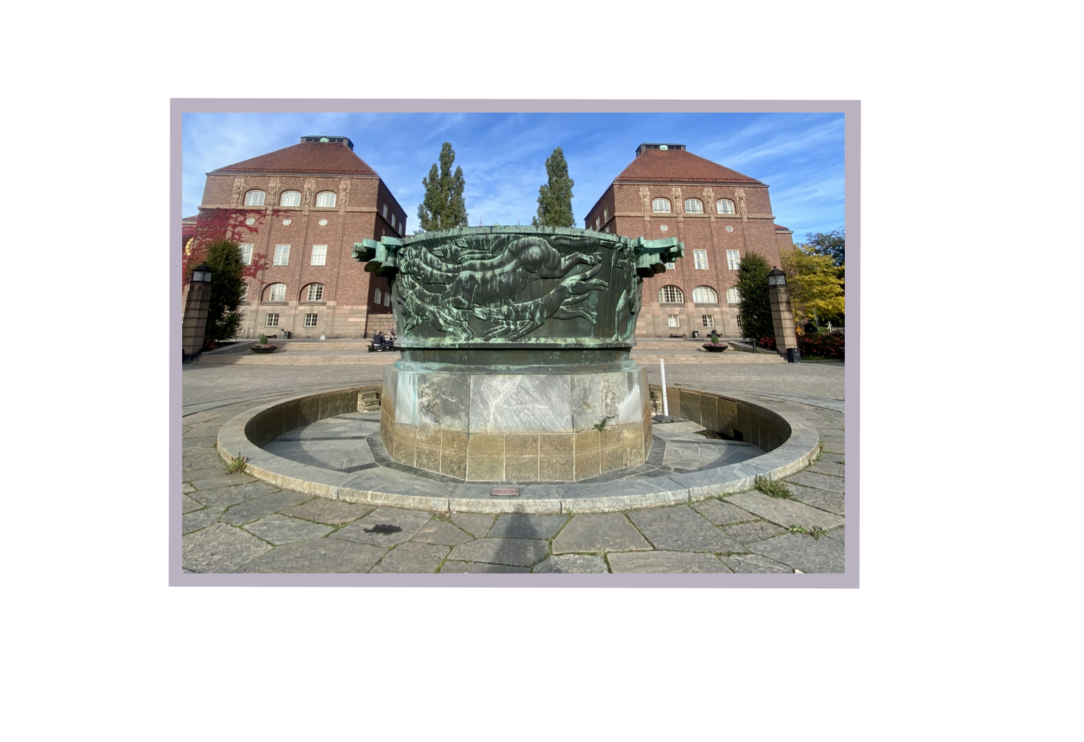 Industrimonumentet av Carl Milles förundersökning besiktning konservering Stockholm