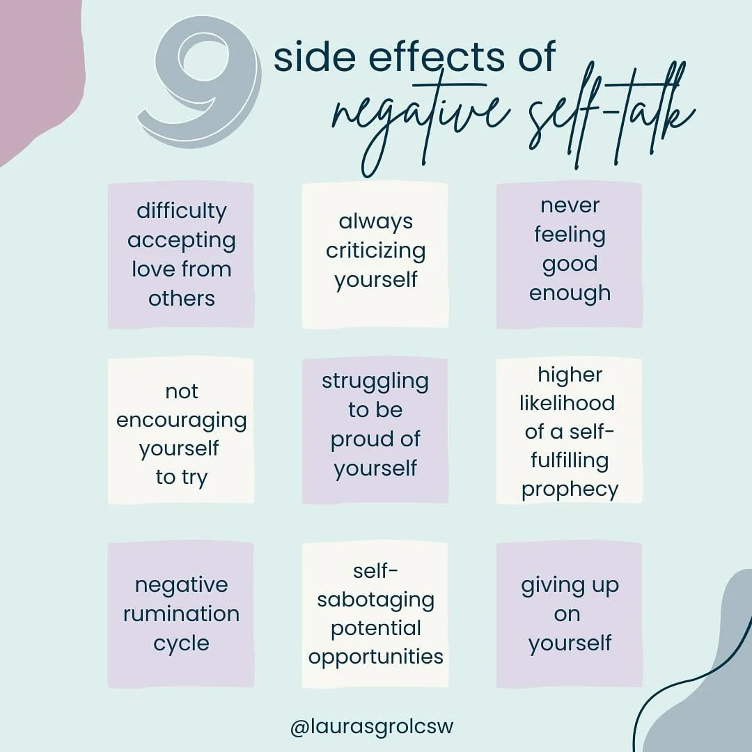 Raise your hand if you&rsquo;ve got a tough inner critic 🙋🏻&zwj;♀️

When negative self-talk gets loud, it can feel impossible to quiet it down. That inner critic loves to shout out all the worst-case scenarios, exaggerations, and harsh judgments on